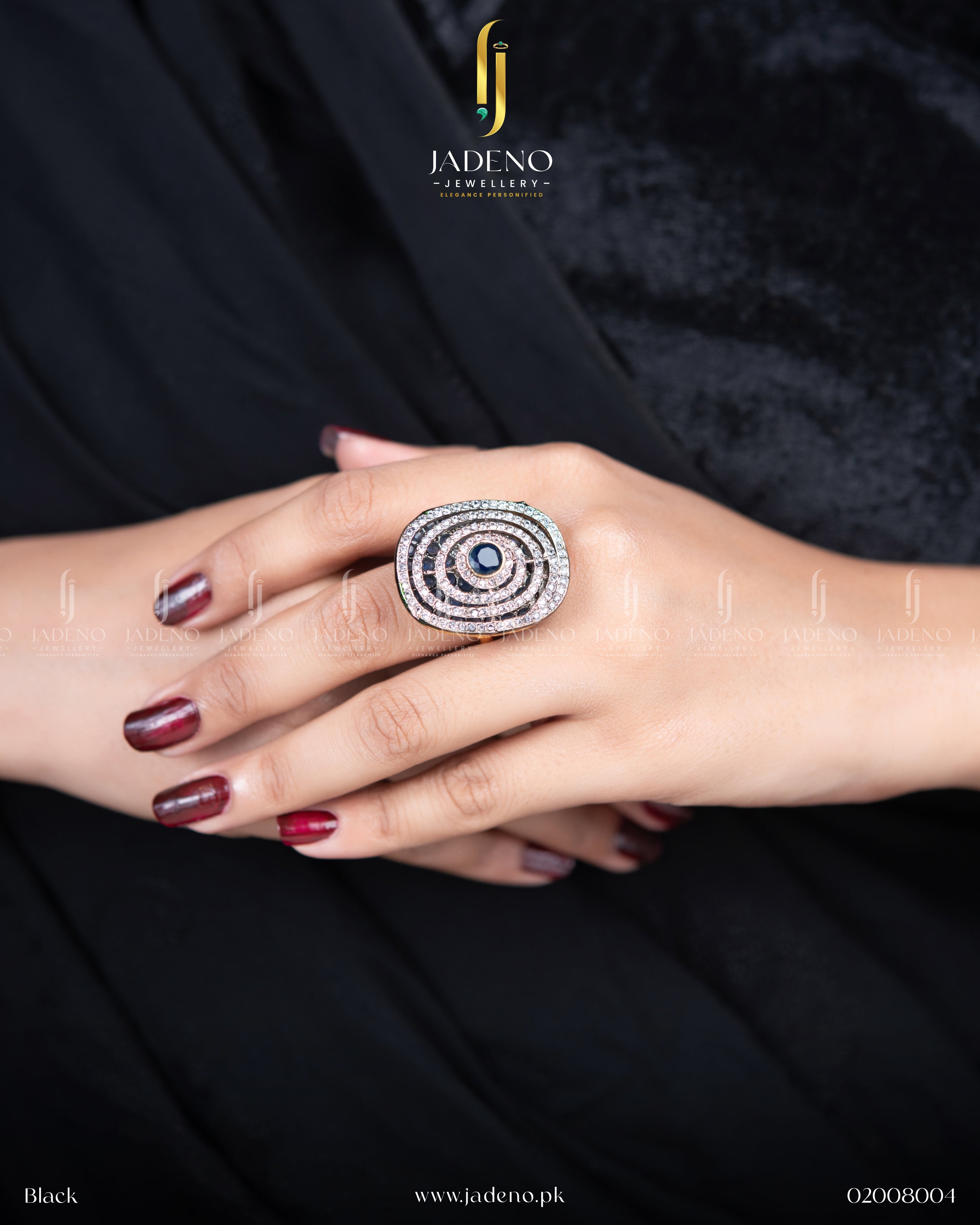 Designer's Crafted Sequence Adjustable Ring