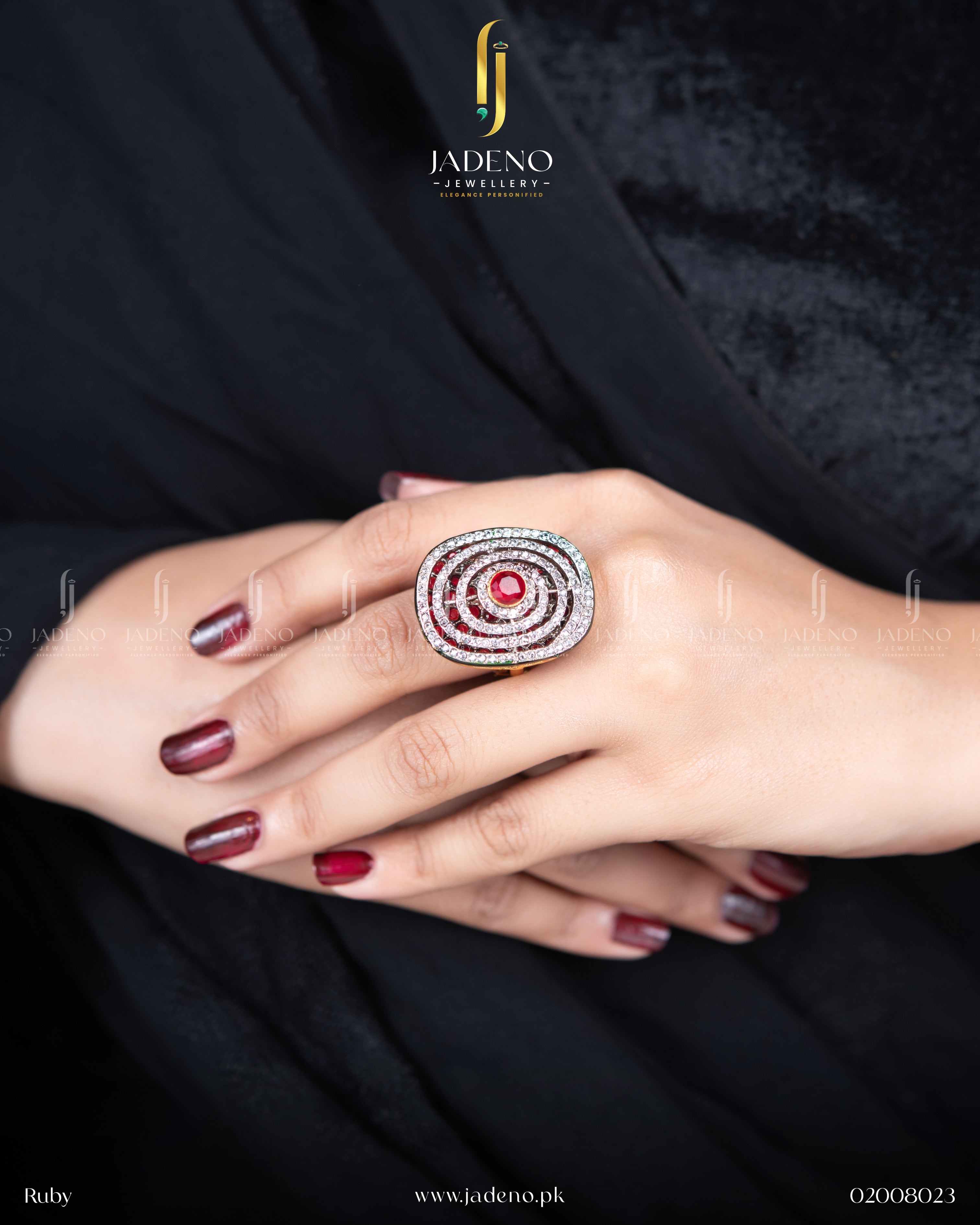 Designer's Crafted Sequence Adjustable Ring