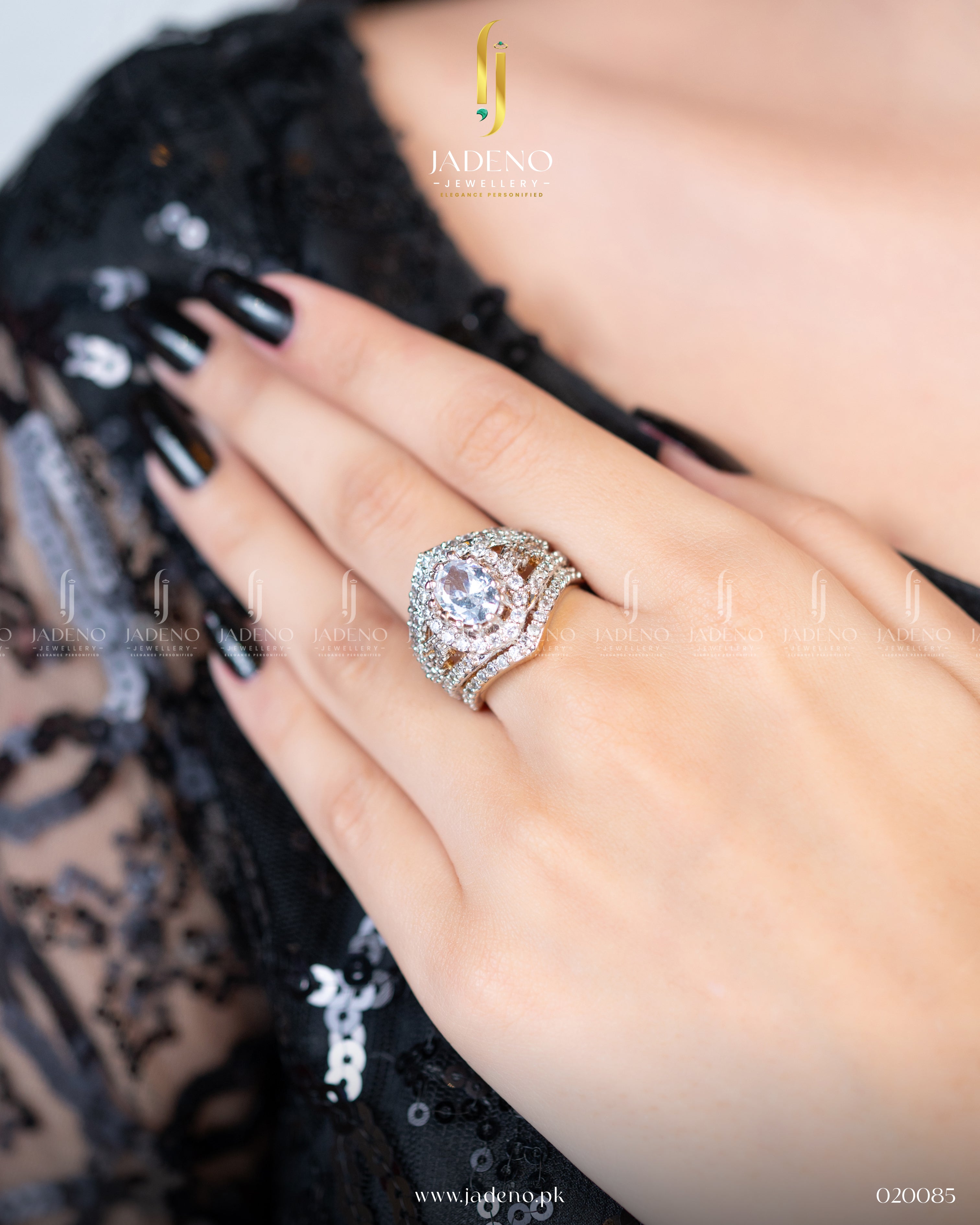 Big Crystal Stone Ring