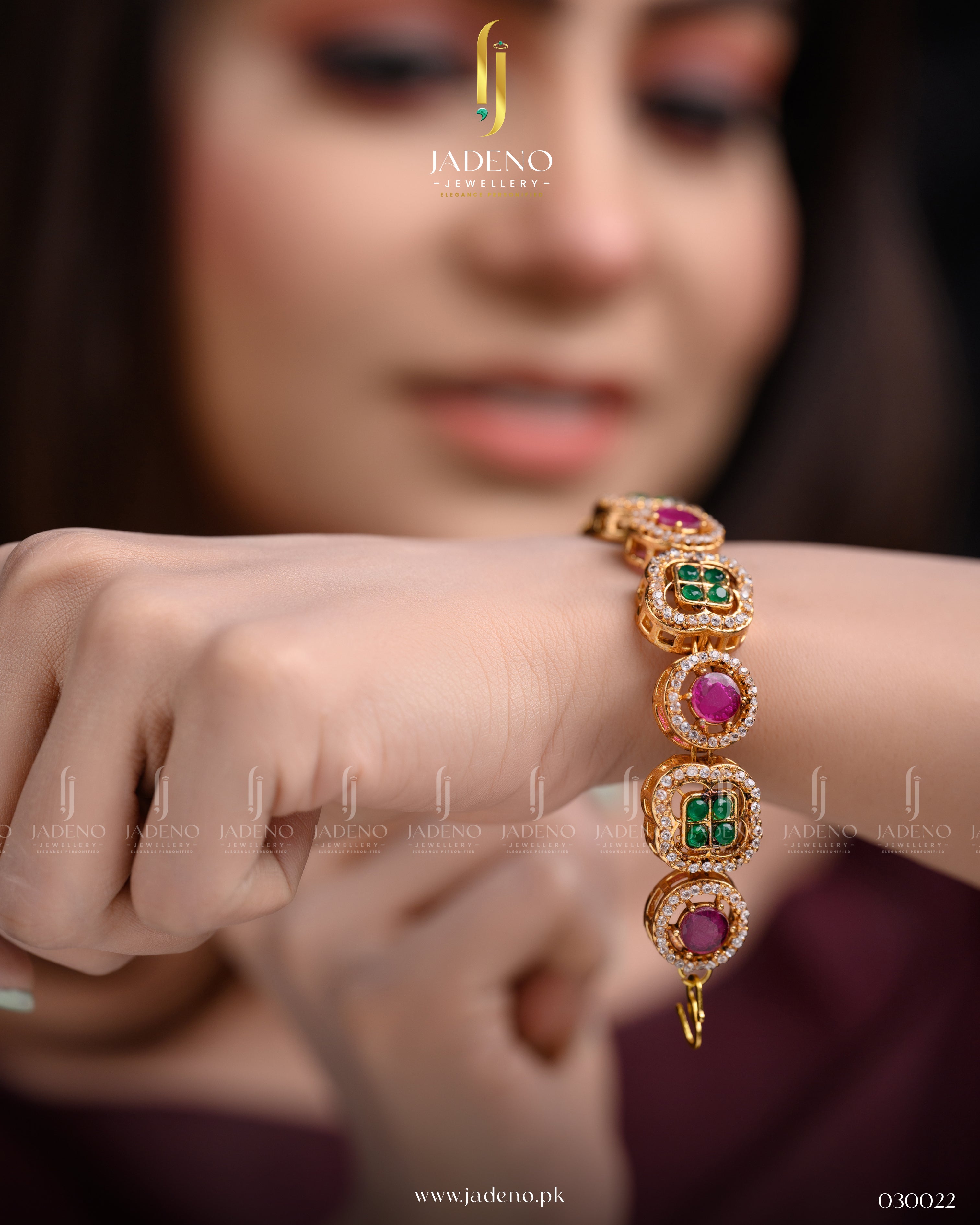 Buy Zirconia Multi stone Bracelet Online in Pakistan | Jadeno.pk