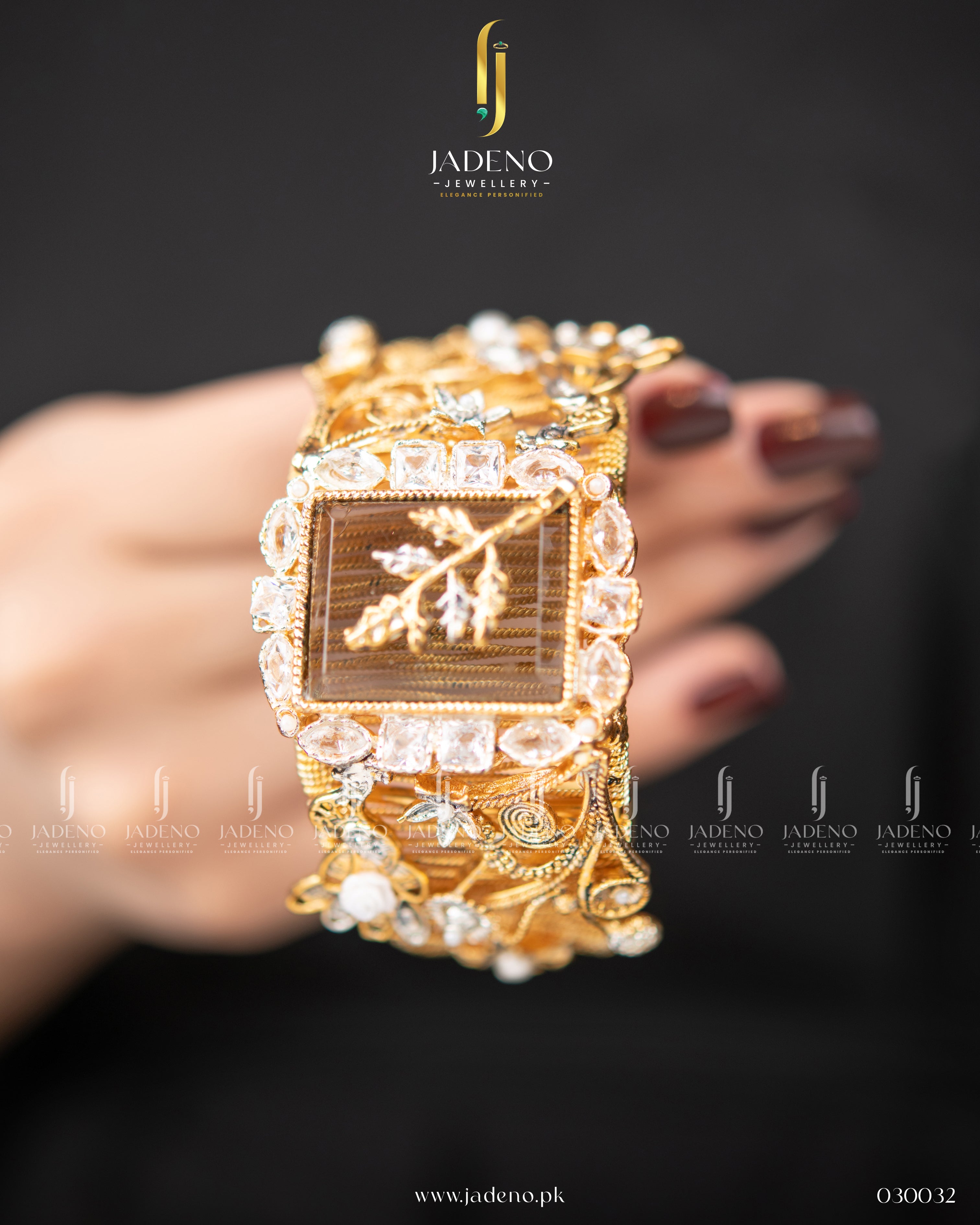 Designer's Tribal Flora Heavy Bracelet