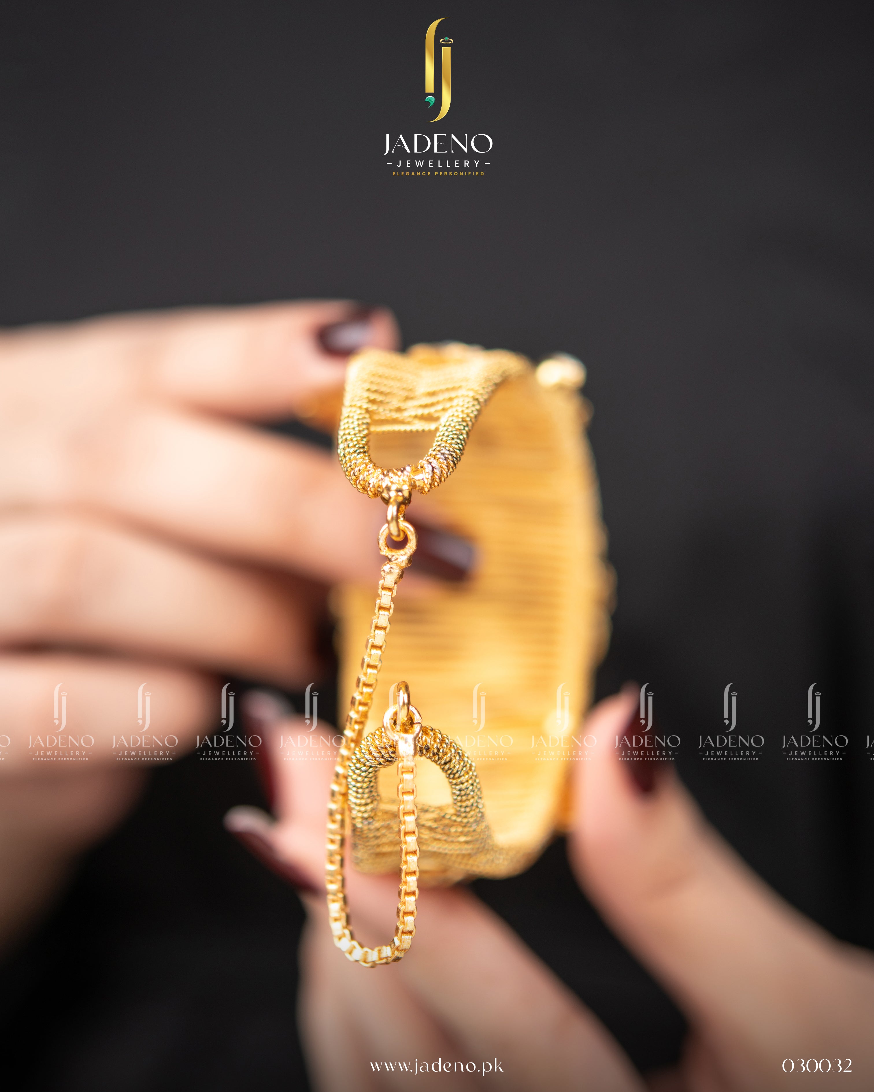 Designer's Tribal Flora Heavy Bracelet