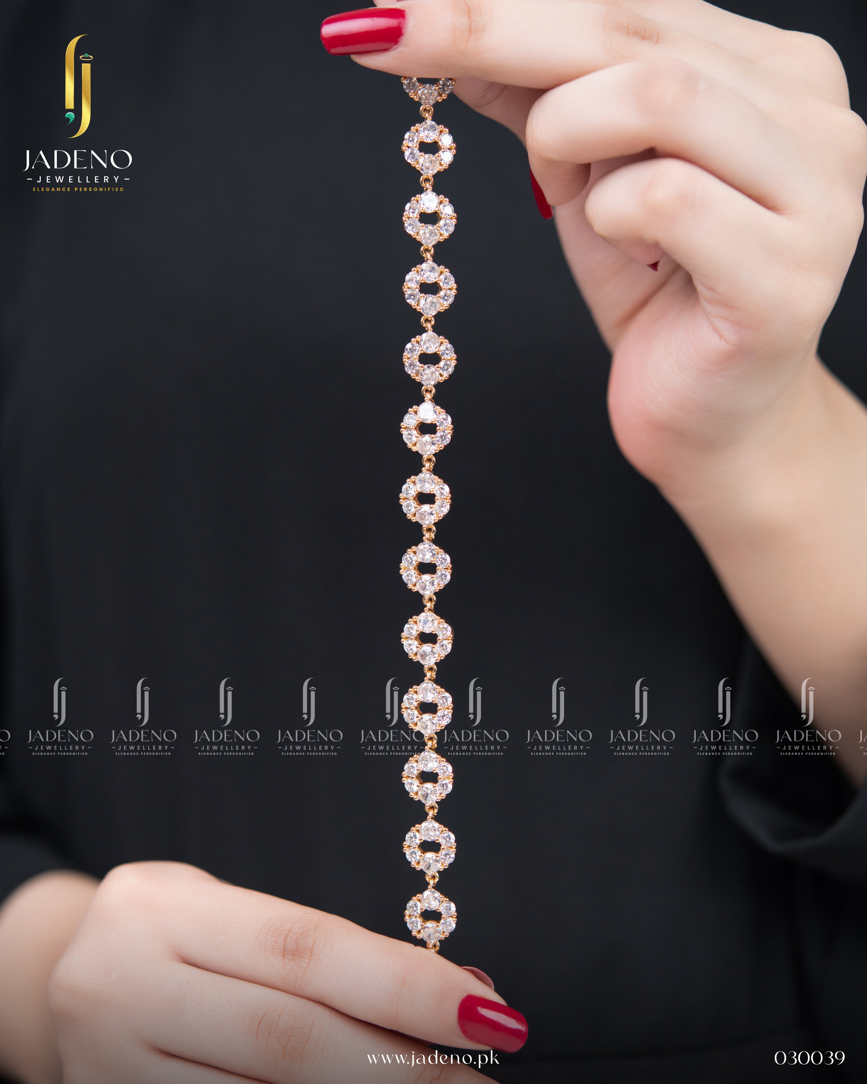 Flora Zirca Gold Bracelet