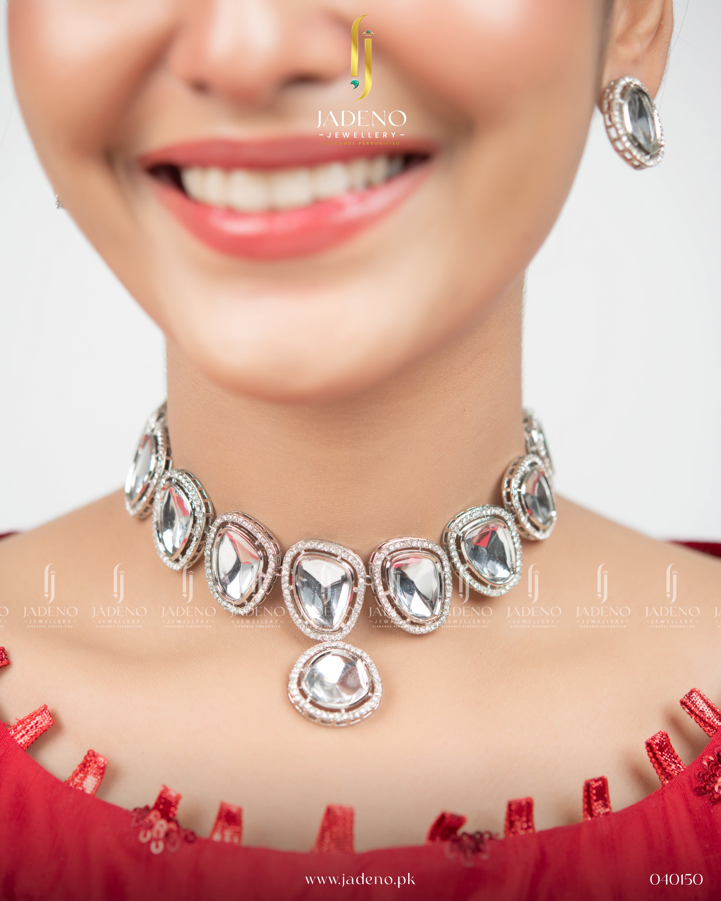 Glamorous Polki Kundan Necklace Set