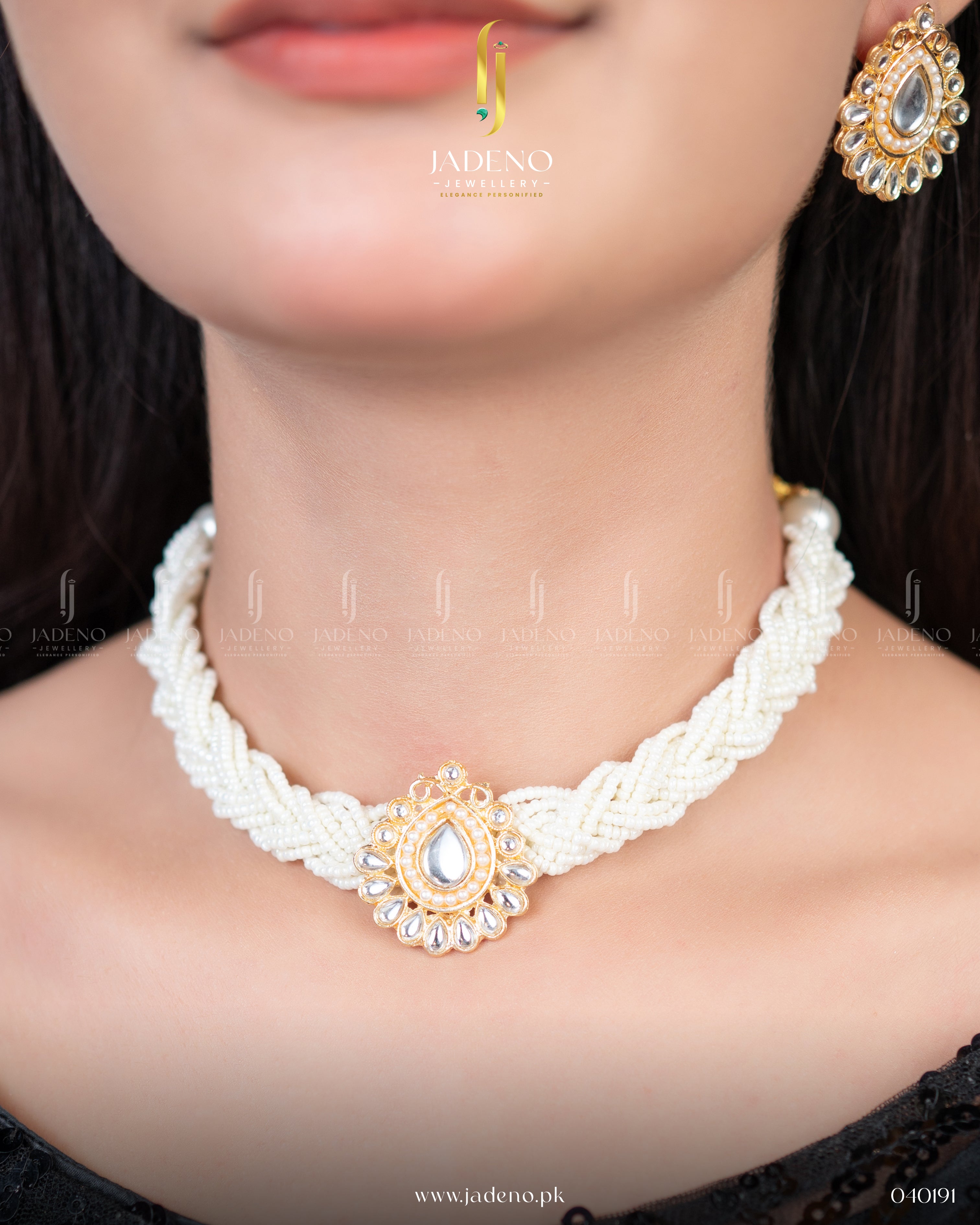 Traditional Pearl Kundan Choker Set