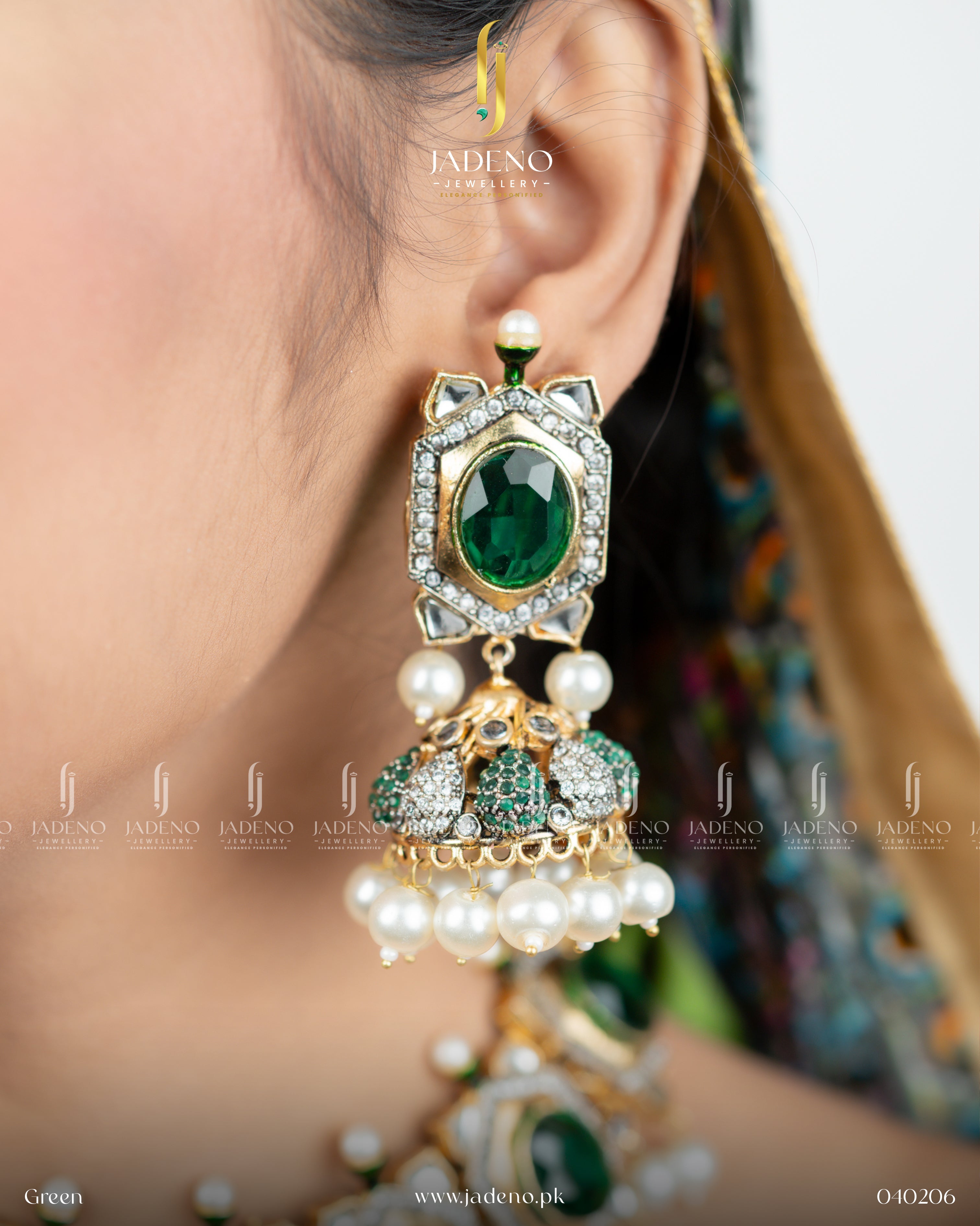 Raj Kumari Royal Stone Heavy Necklace Set