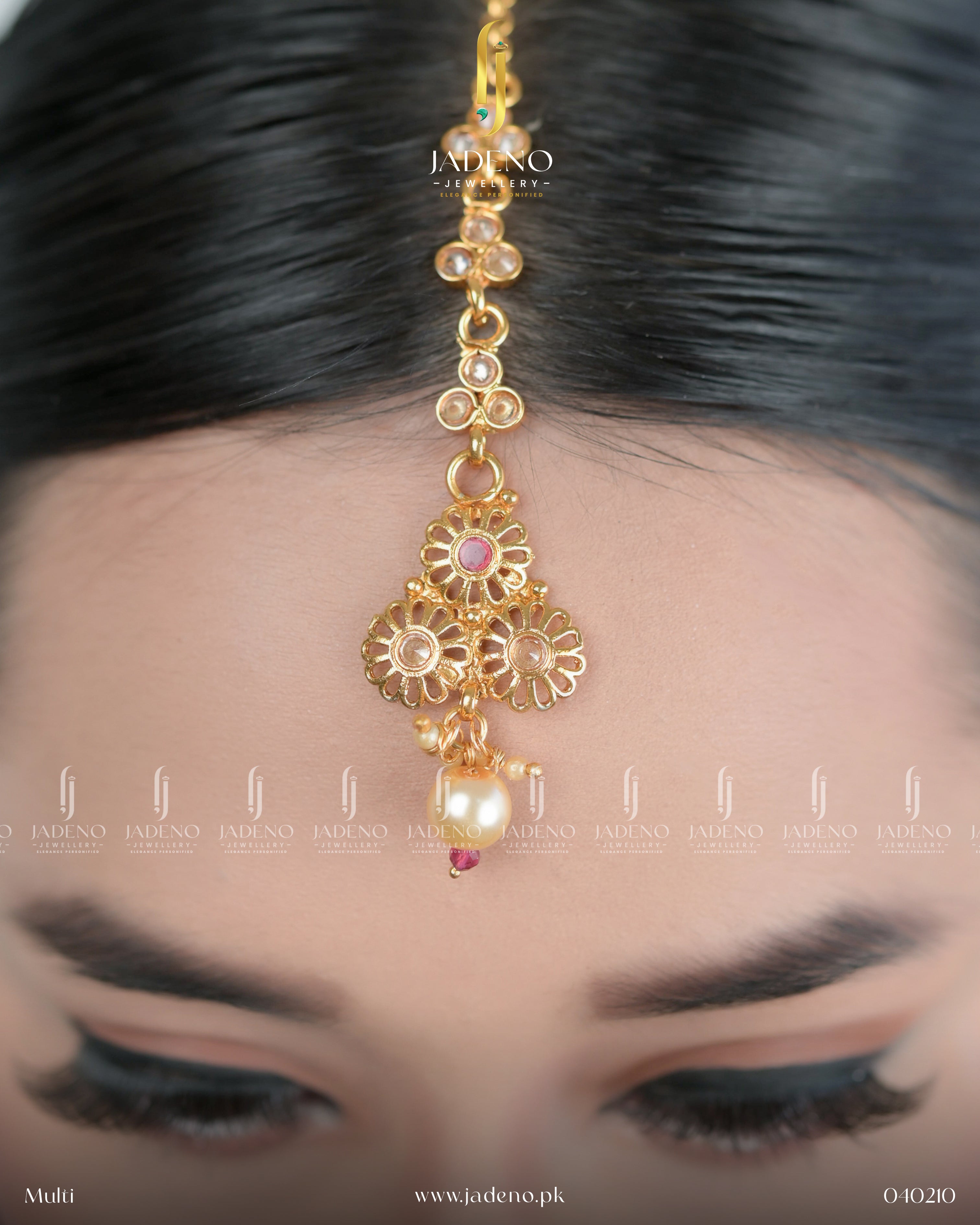 High Quality Pure Indian Superior Necklace Set with Tika