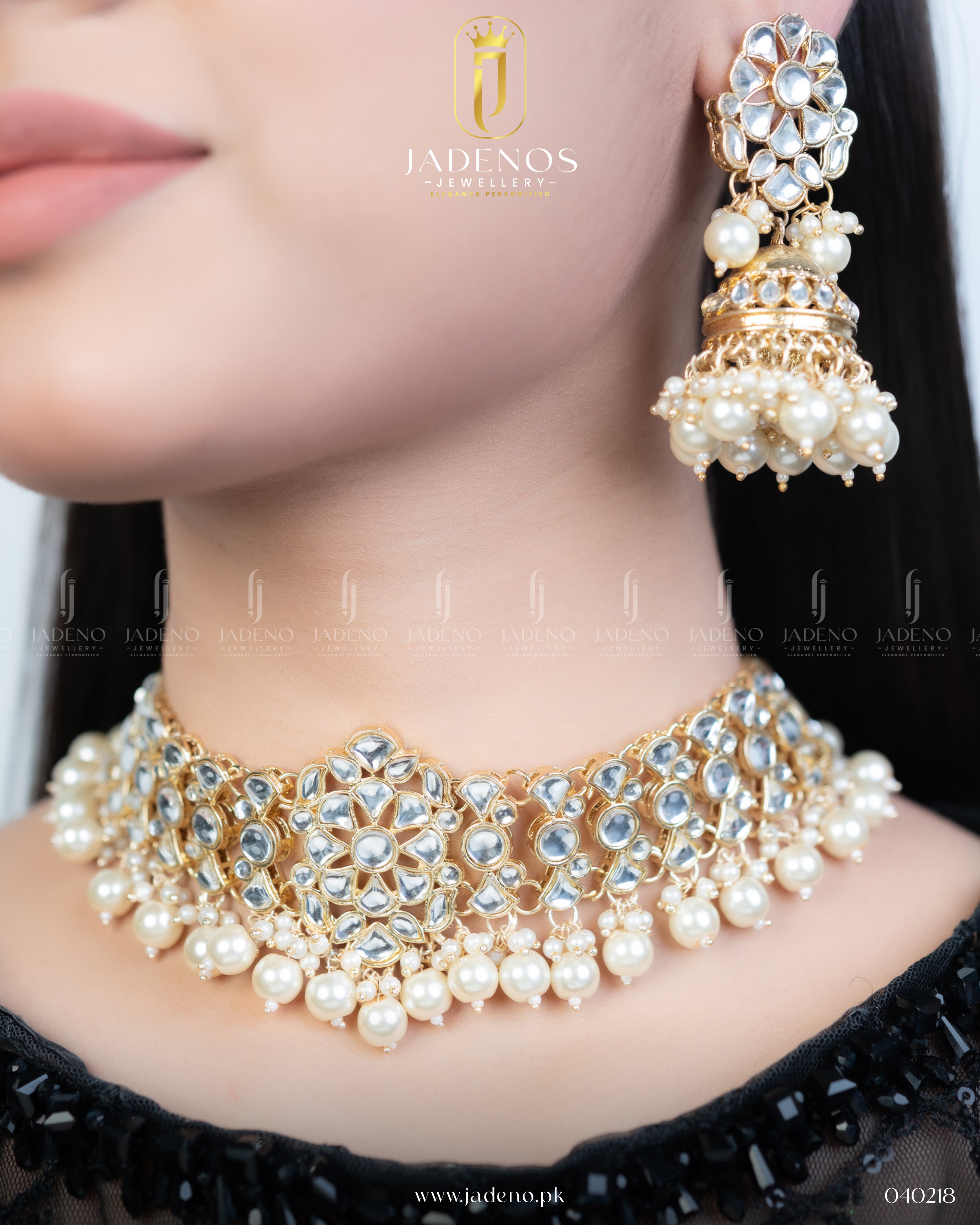 Tri Layered Kundan Choker Set