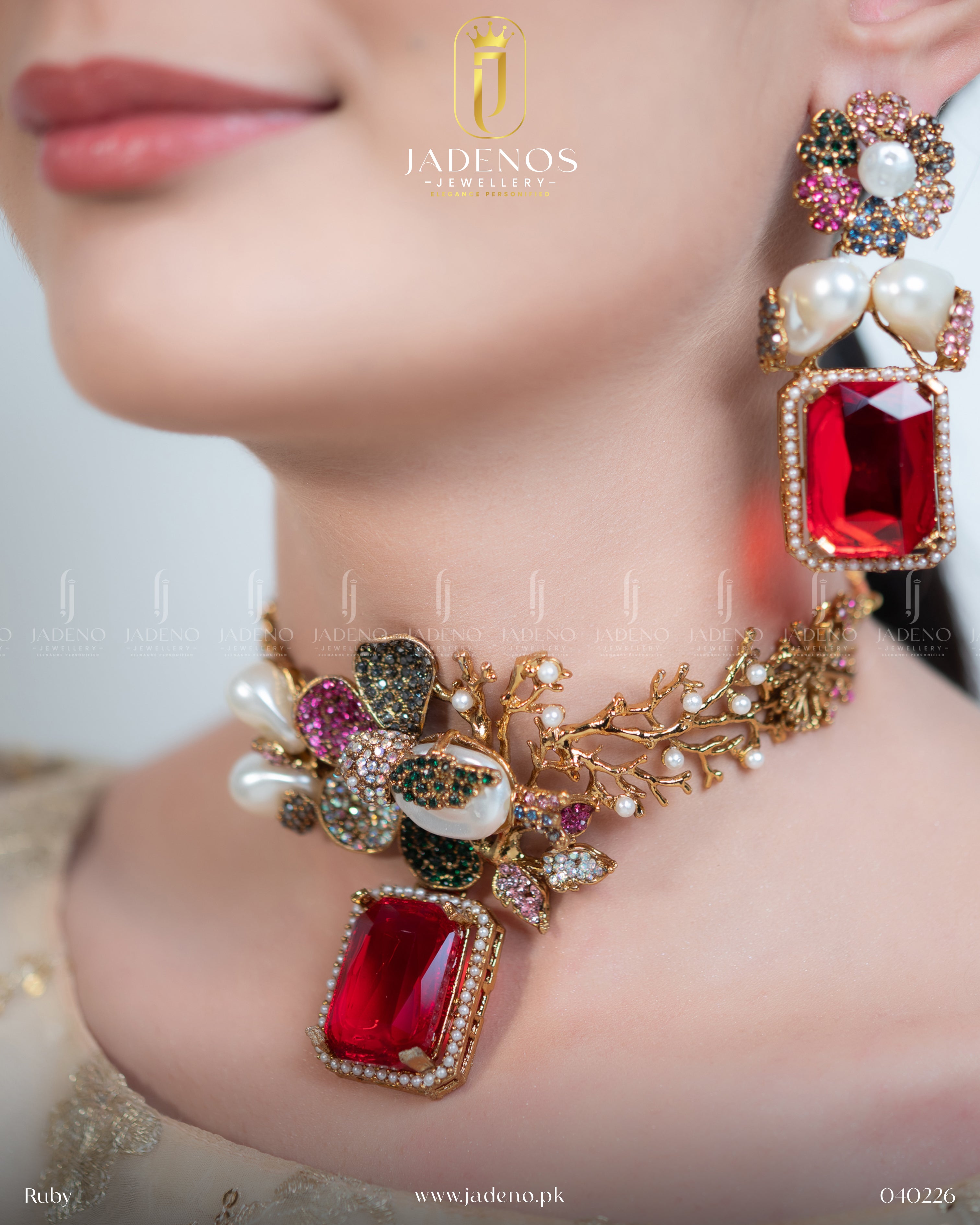 Designer's Crafted Royal Parizaad Necklace Set