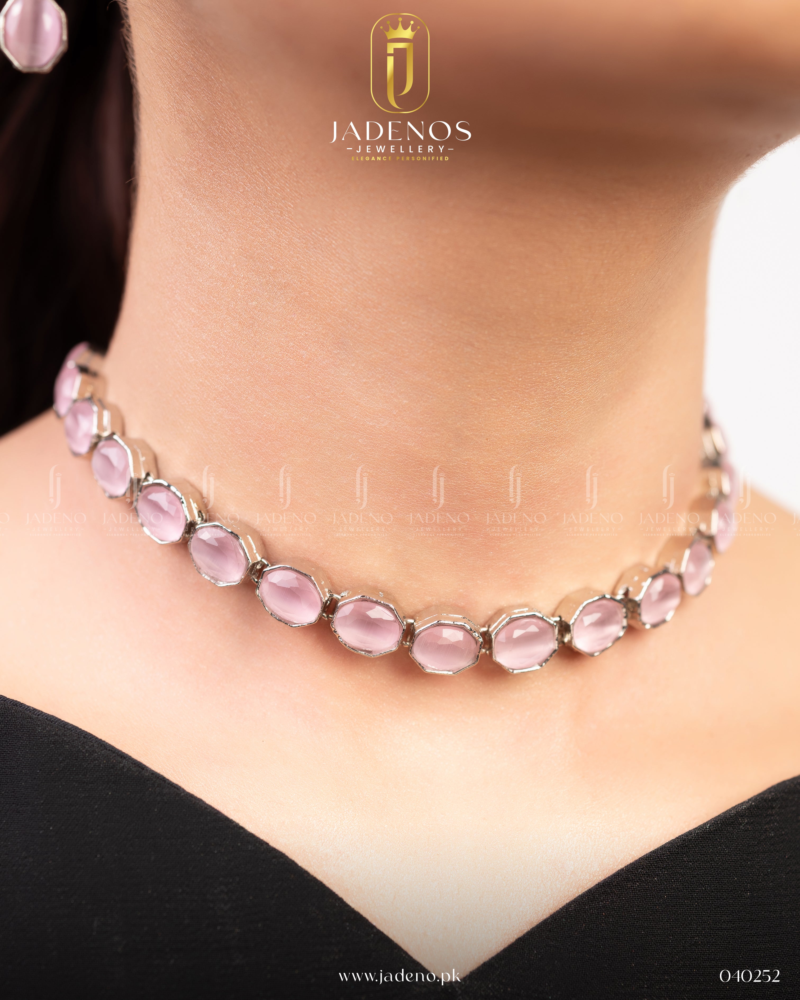 Noor Radiance Sleek Necklace-Silver