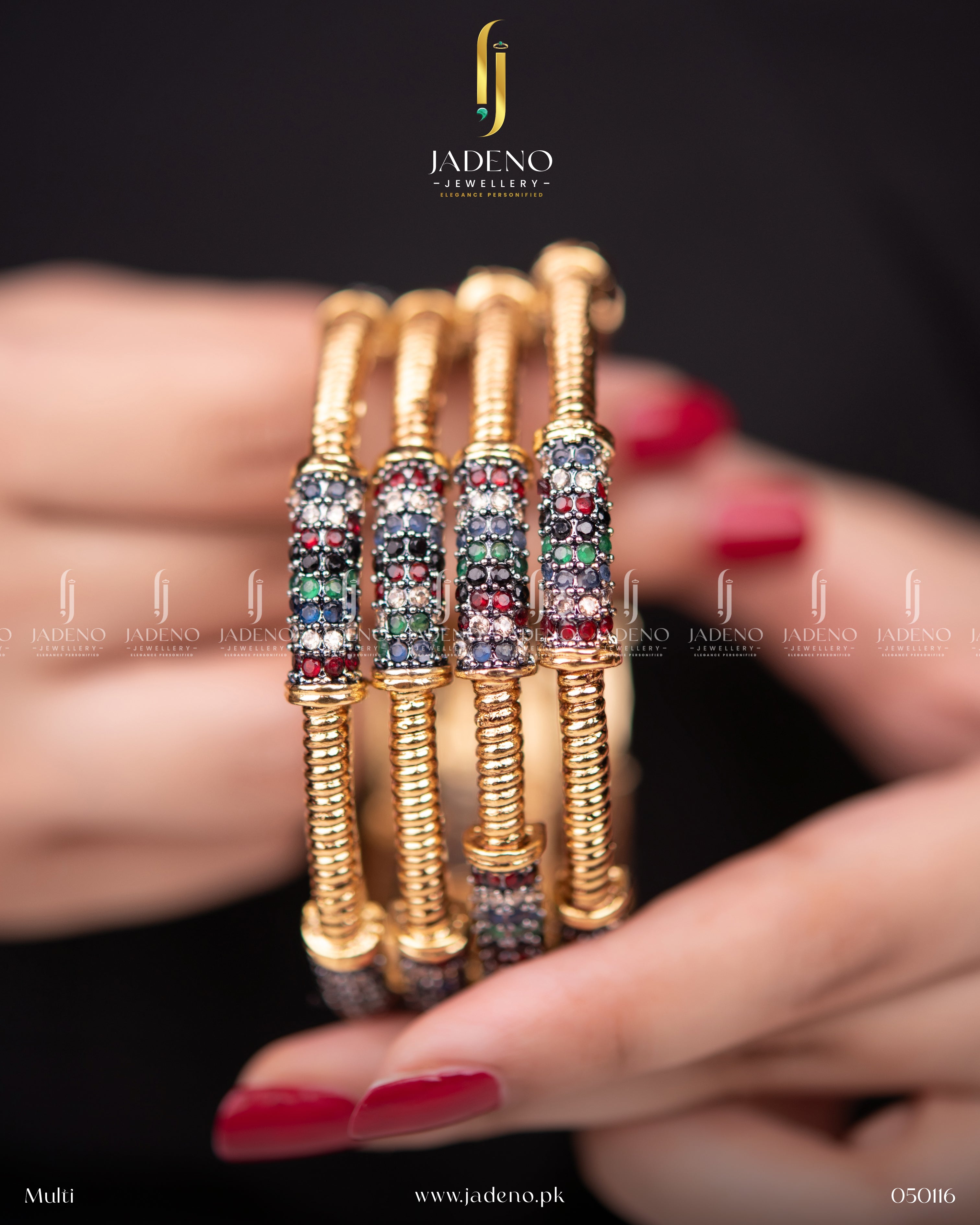 Victorian Antique Zirca Bangles- 4 Pieces