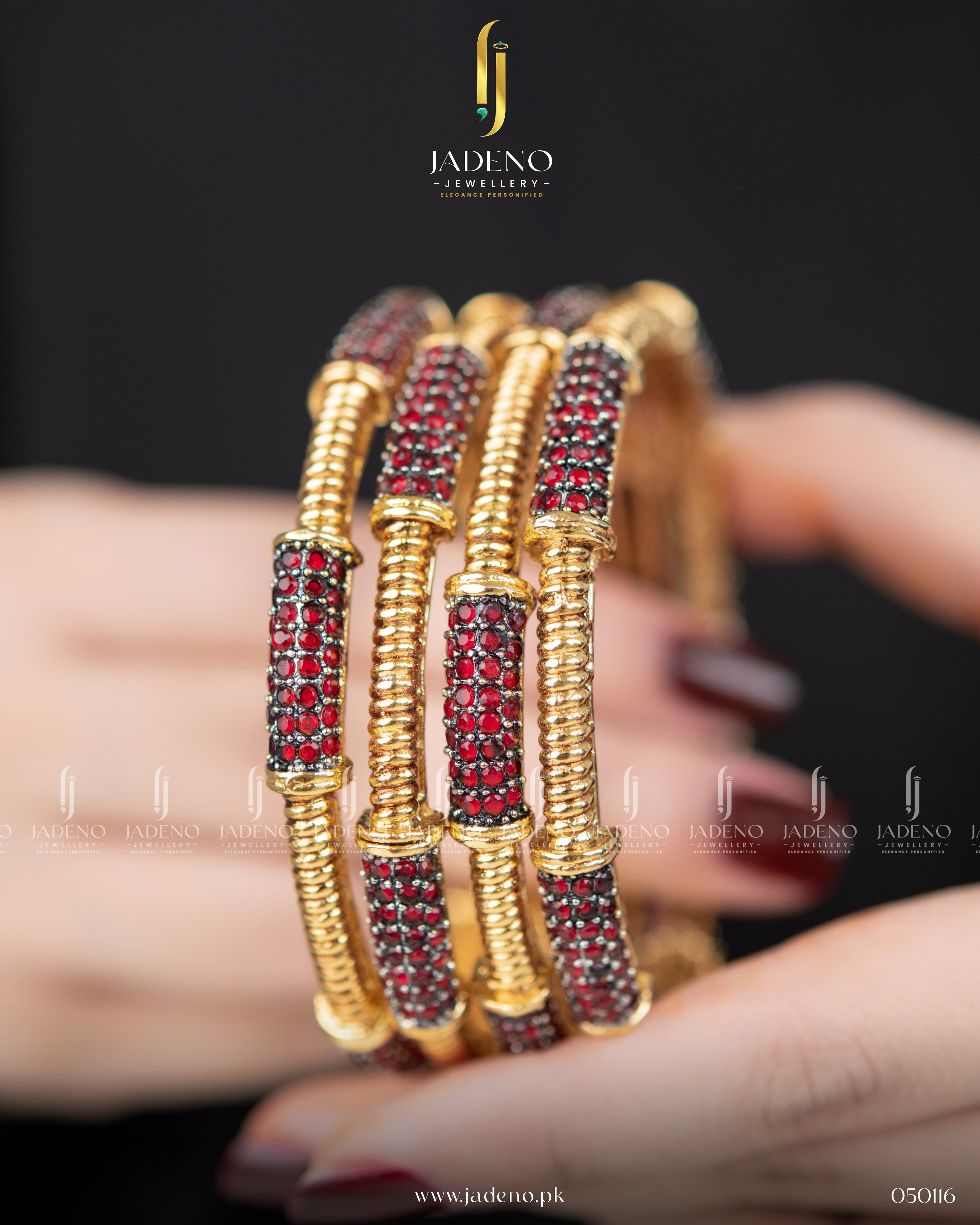 Victorian Antique Zirca Bangles- 4 Pieces