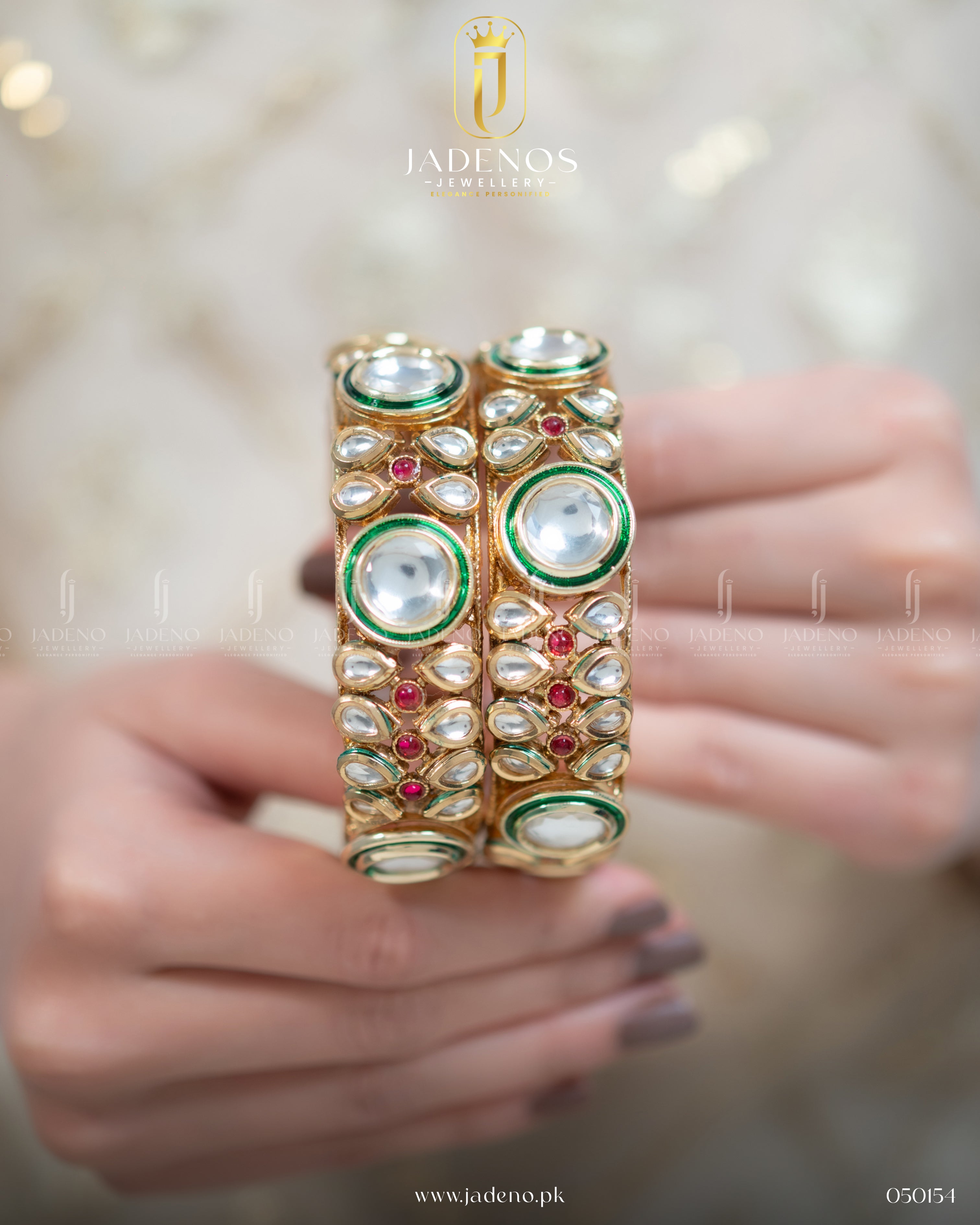 Pure Indian Kundan Anmol Bangles