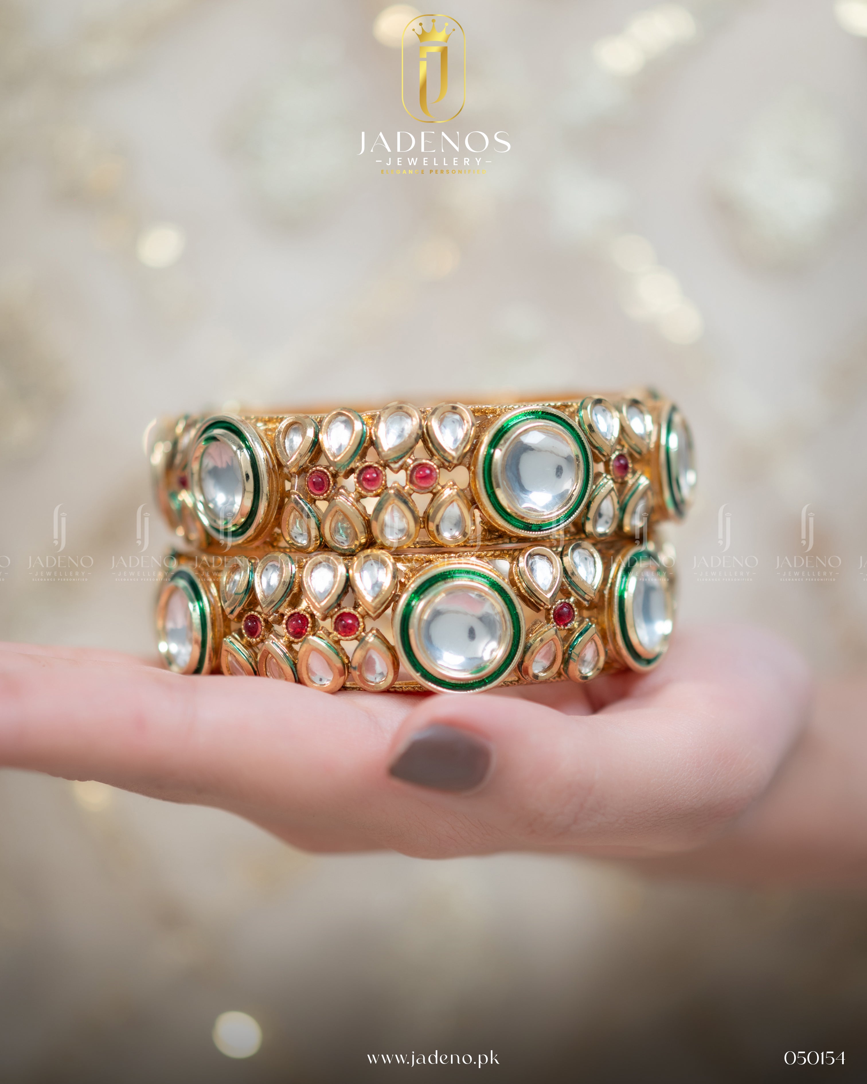 Pure Indian Kundan Anmol Bangles