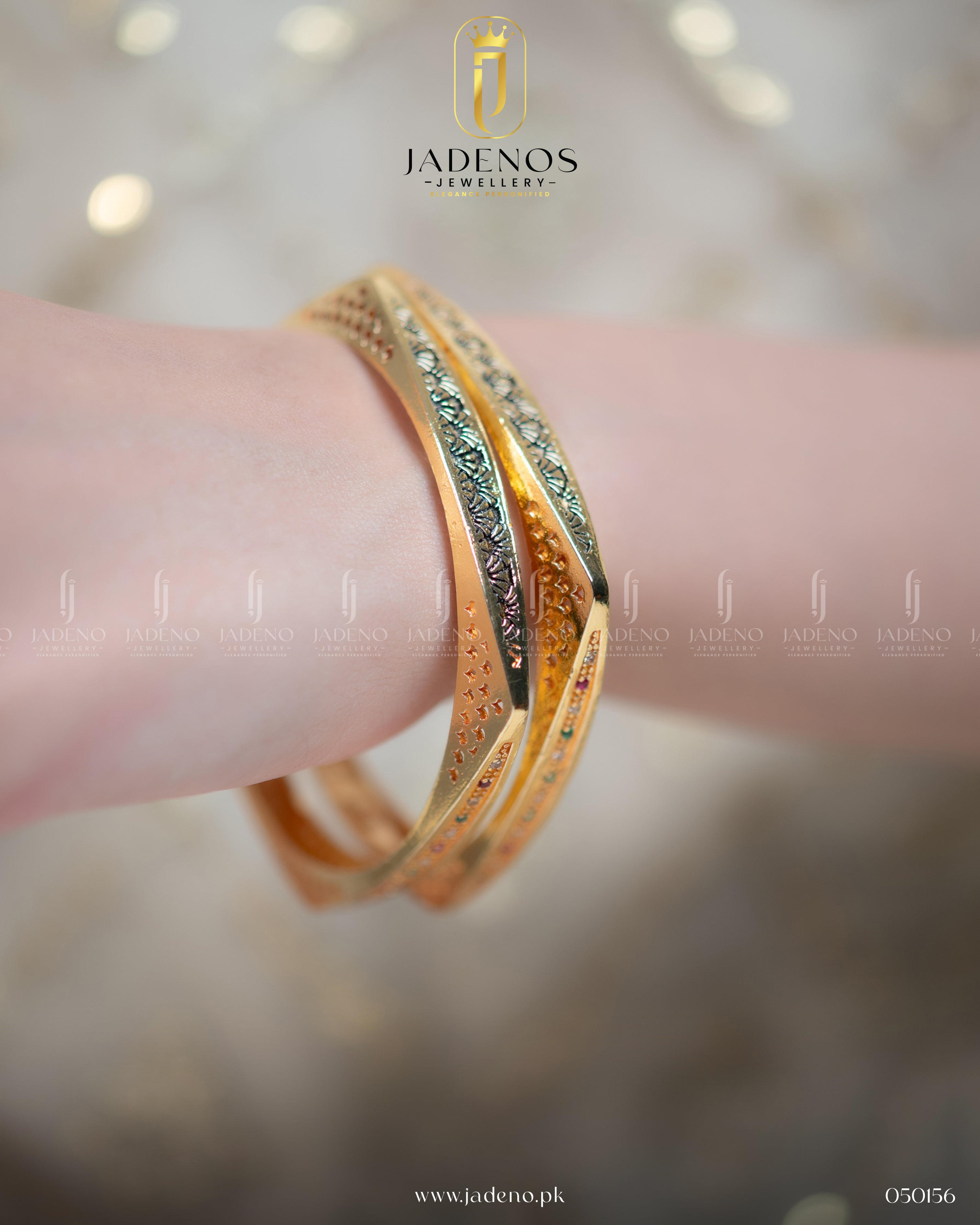 The Golden Symphony Bangles