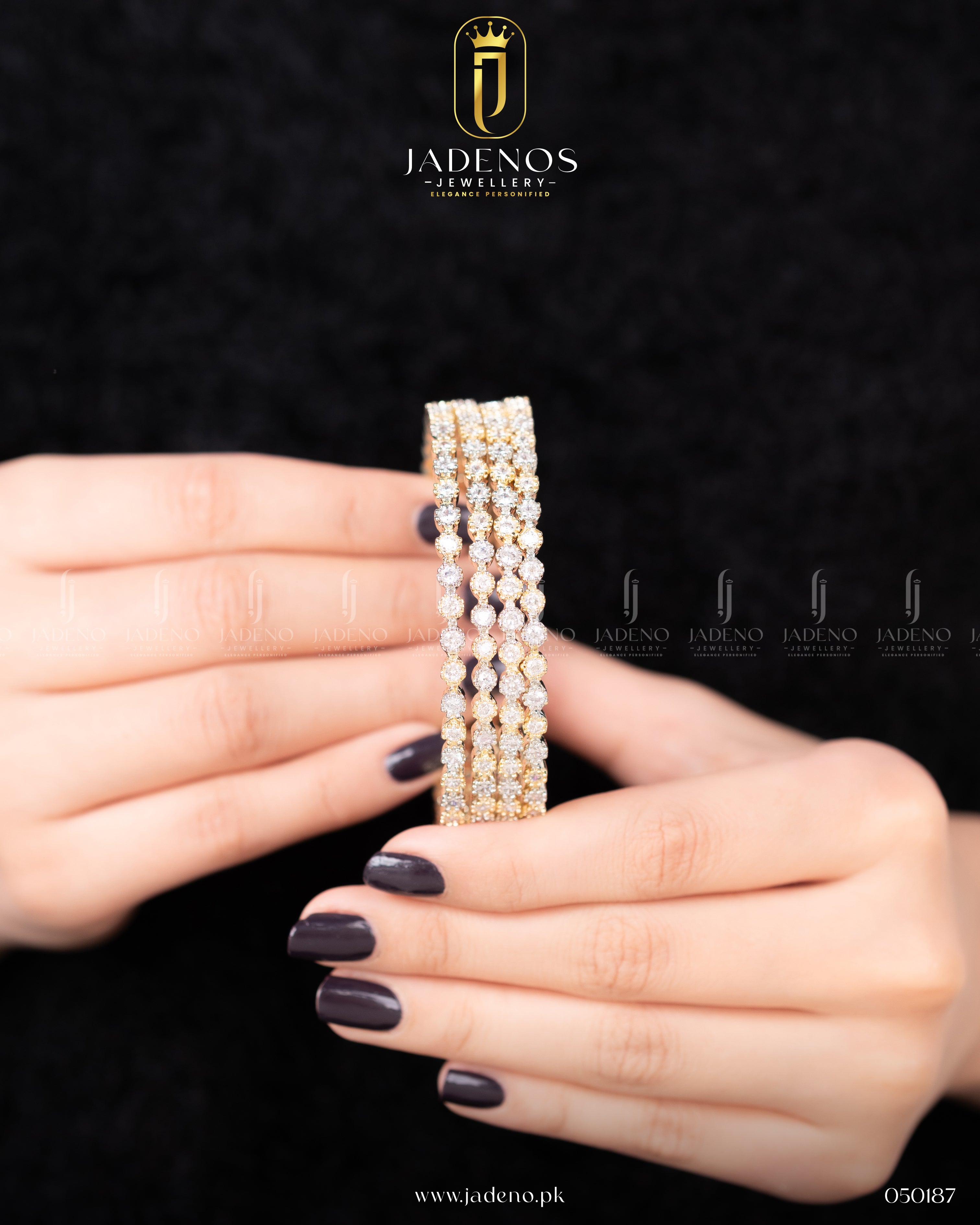 The Nayab Touch AD Bangles- 4 Pieces