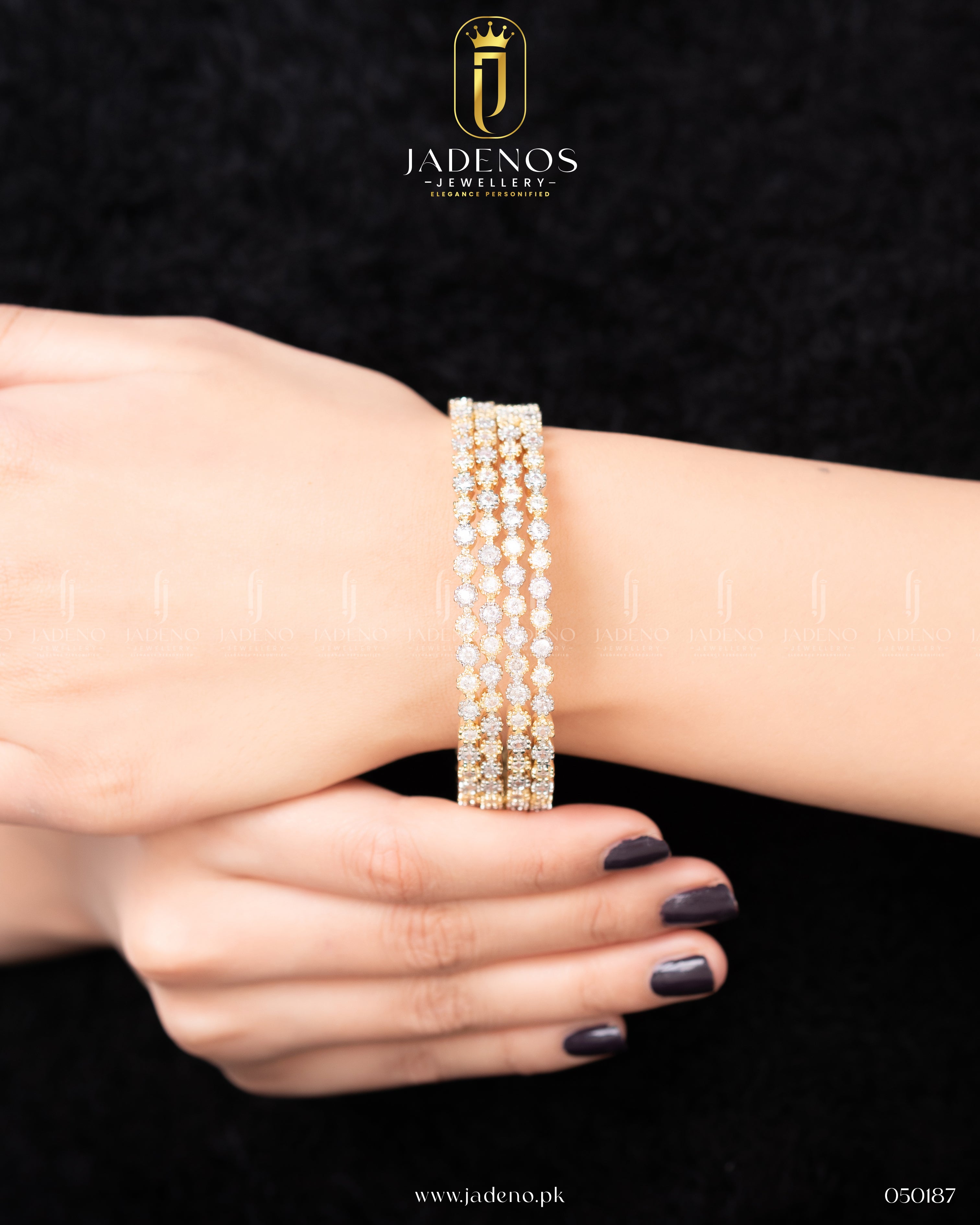 The Nayab Touch AD Bangles- 4 Pieces