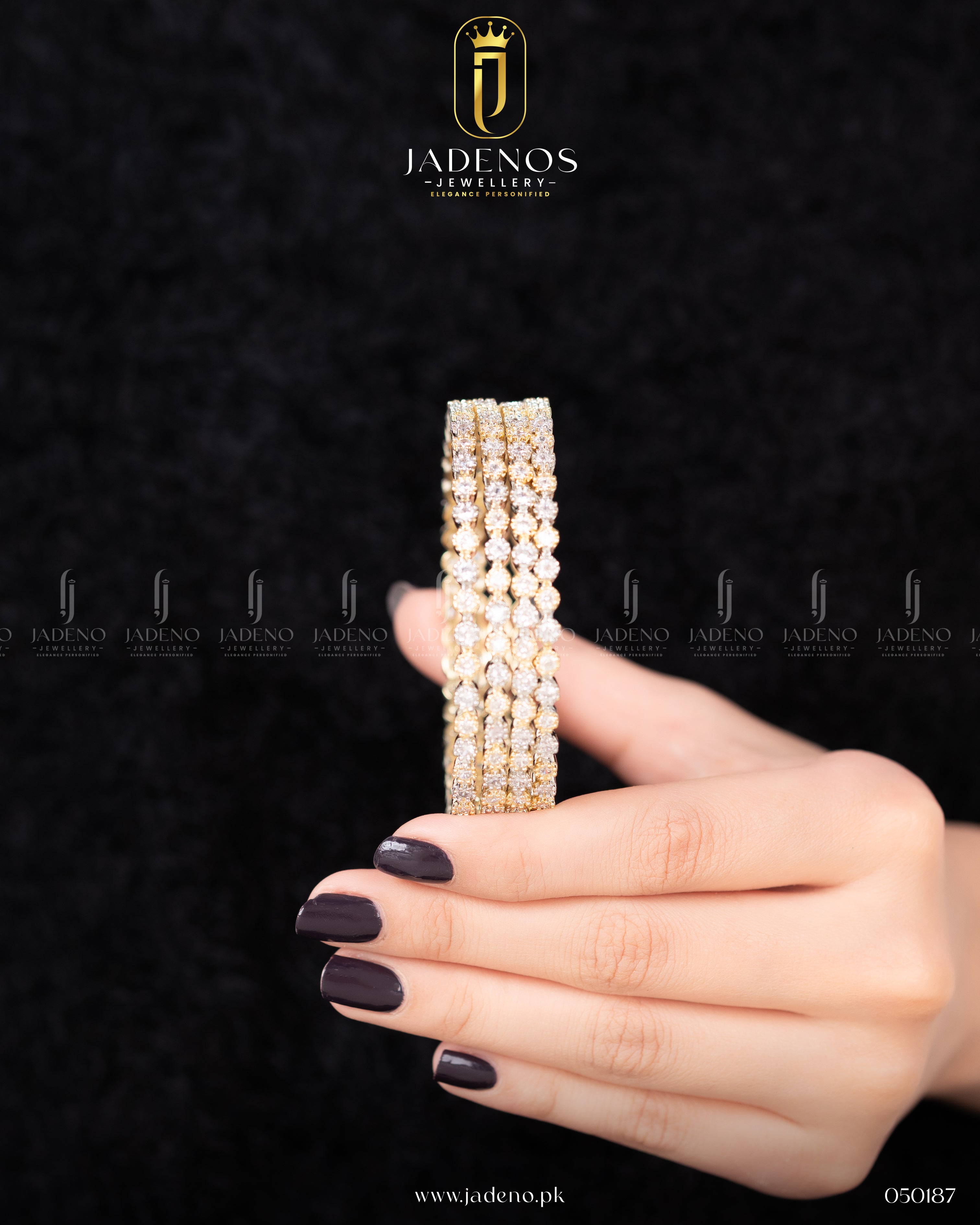 The Nayab Touch AD Bangles- 4 Pieces