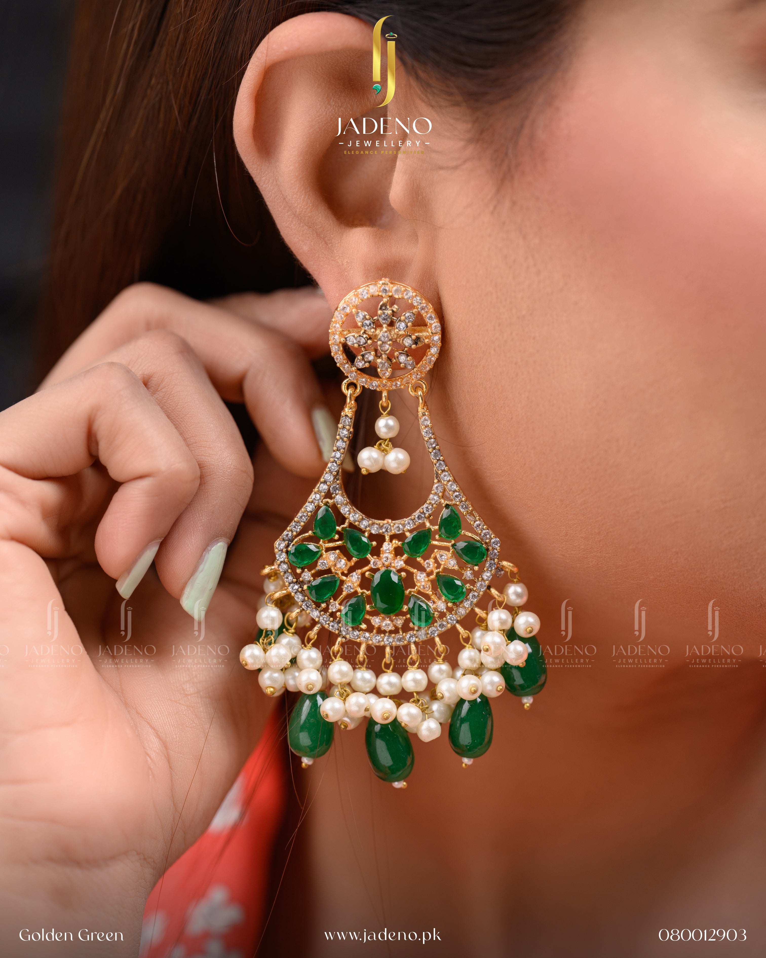 Drop Dead Gorgeous Earrings with Tikka
