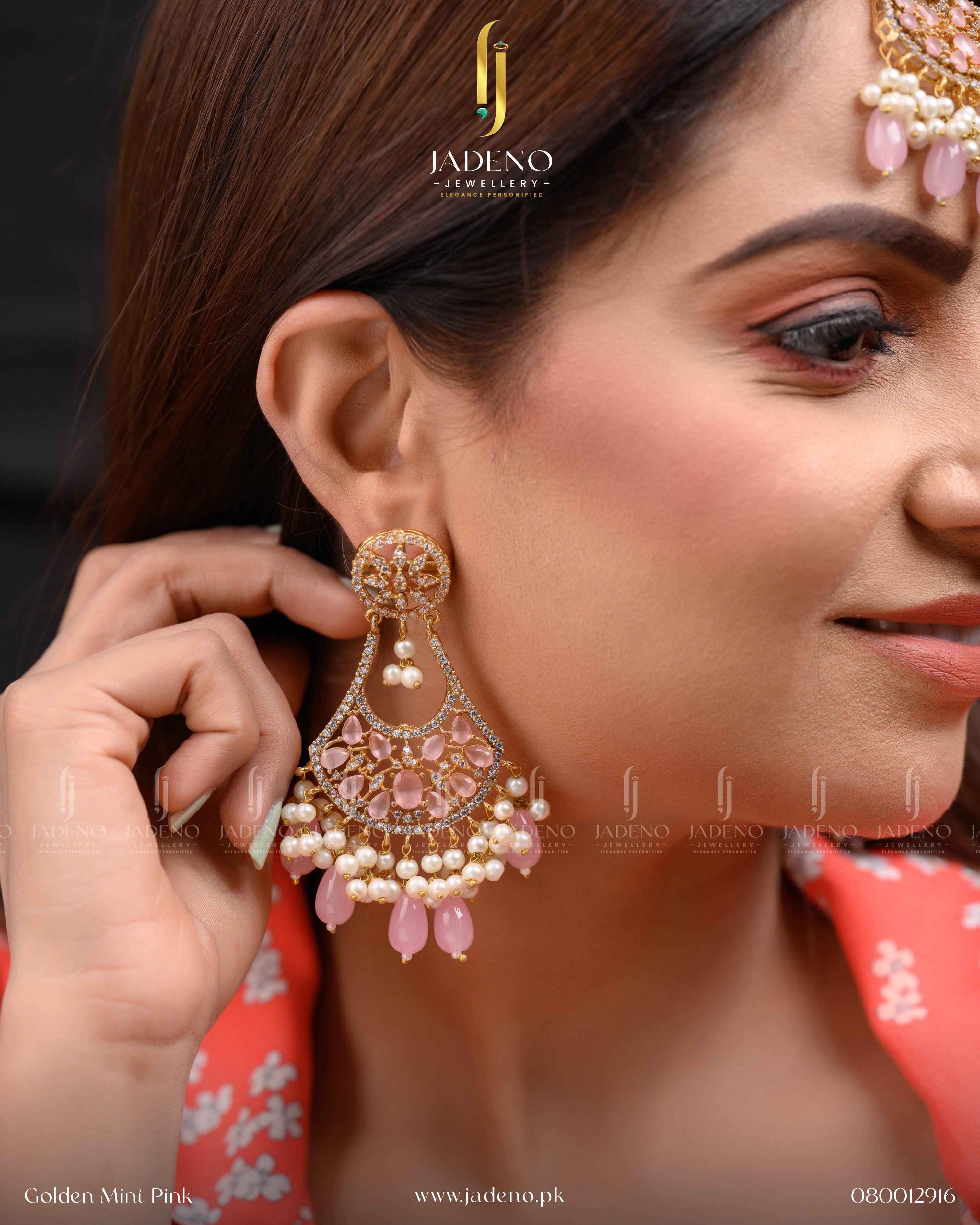 Drop Dead Gorgeous Earrings with Tikka