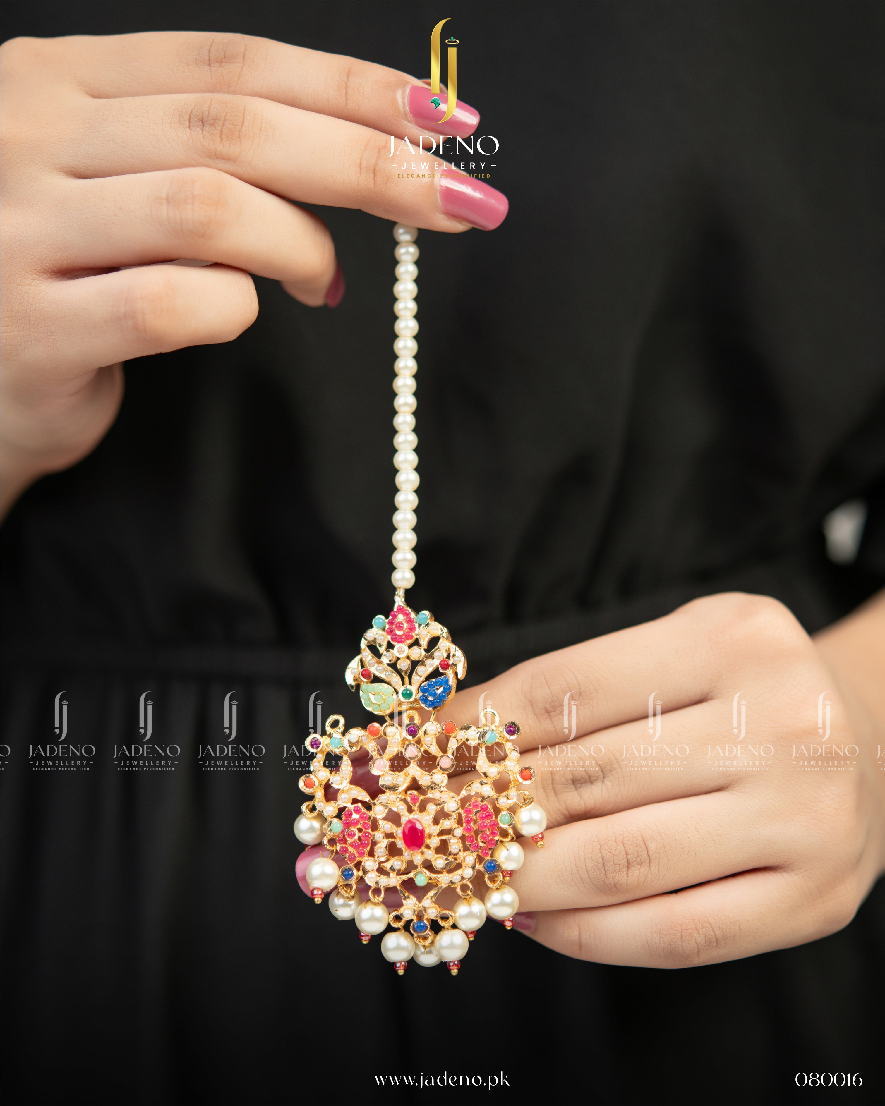 Glorious Multi Stones Tika