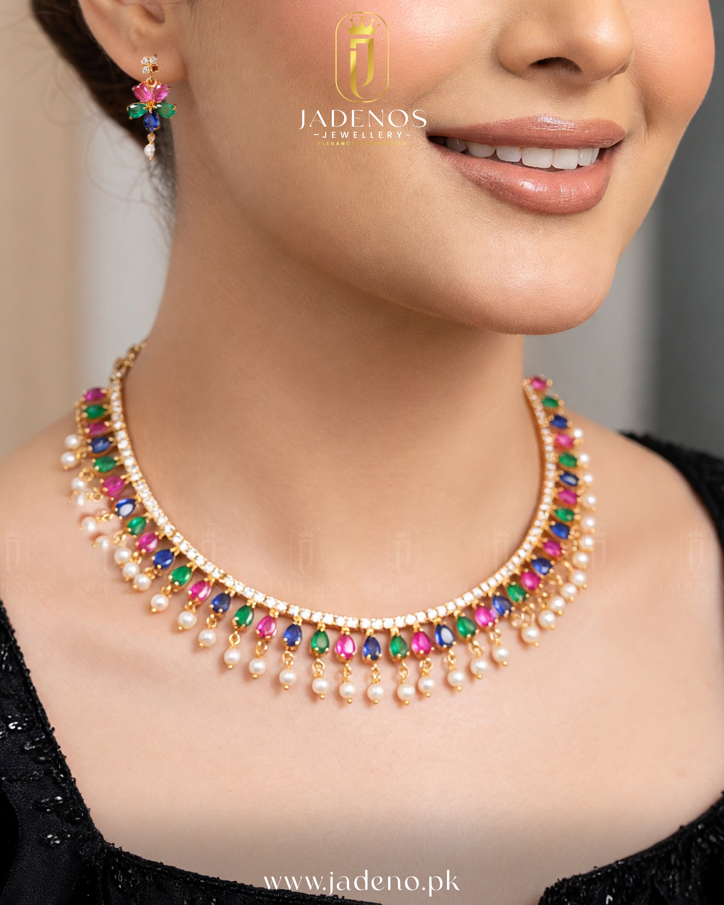 The Rangreza Pearl Choker Set