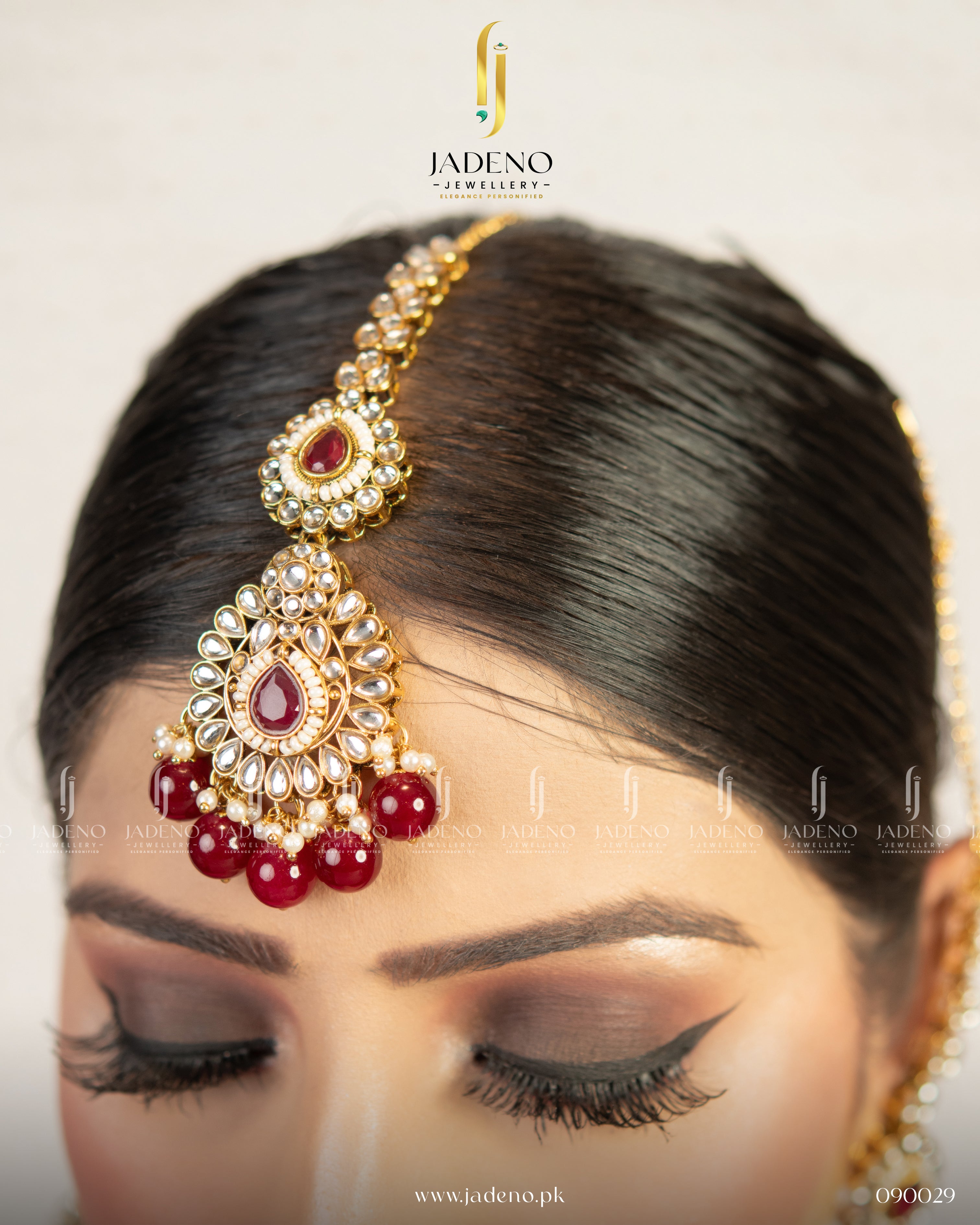 Pure Indian Designer's Polki Kundan Bridal Set