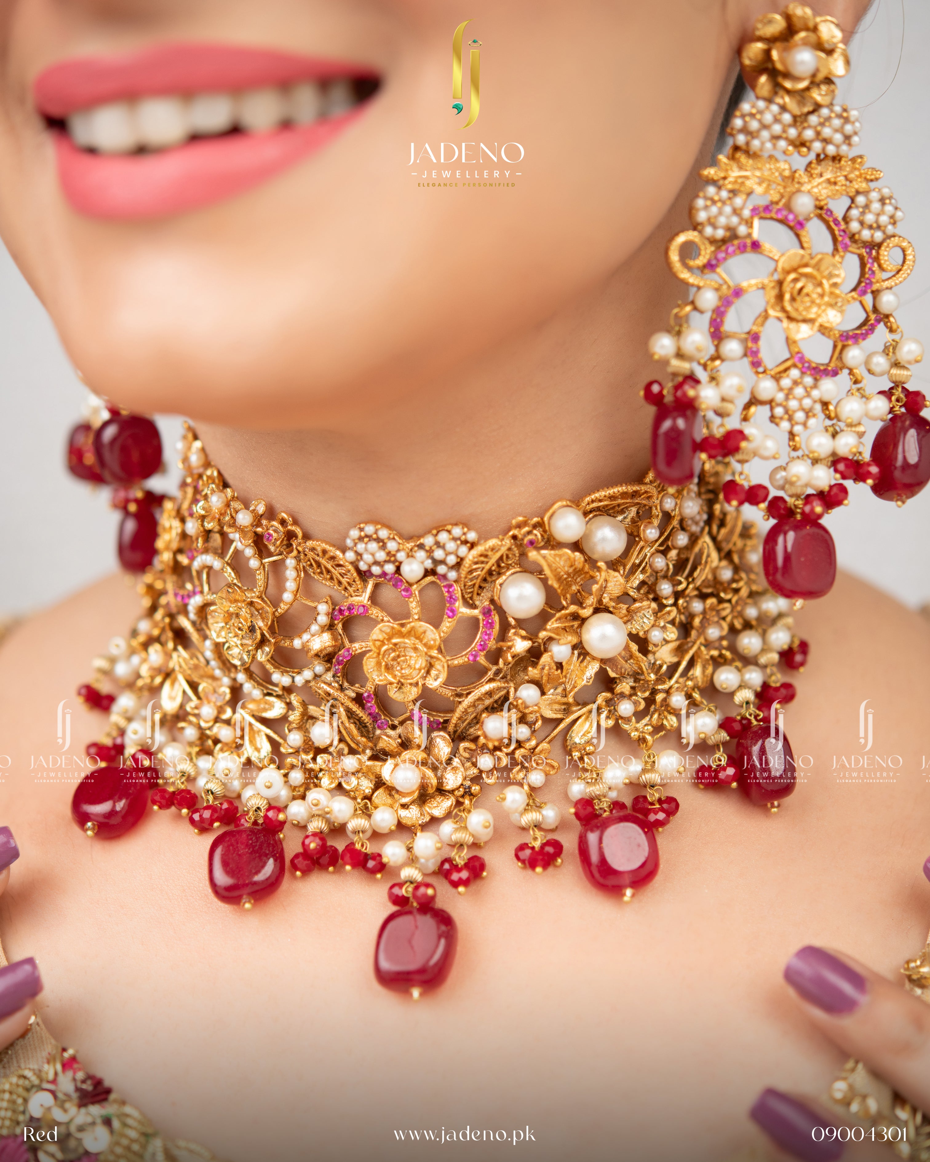 Designer's Nakshi Bridal Set