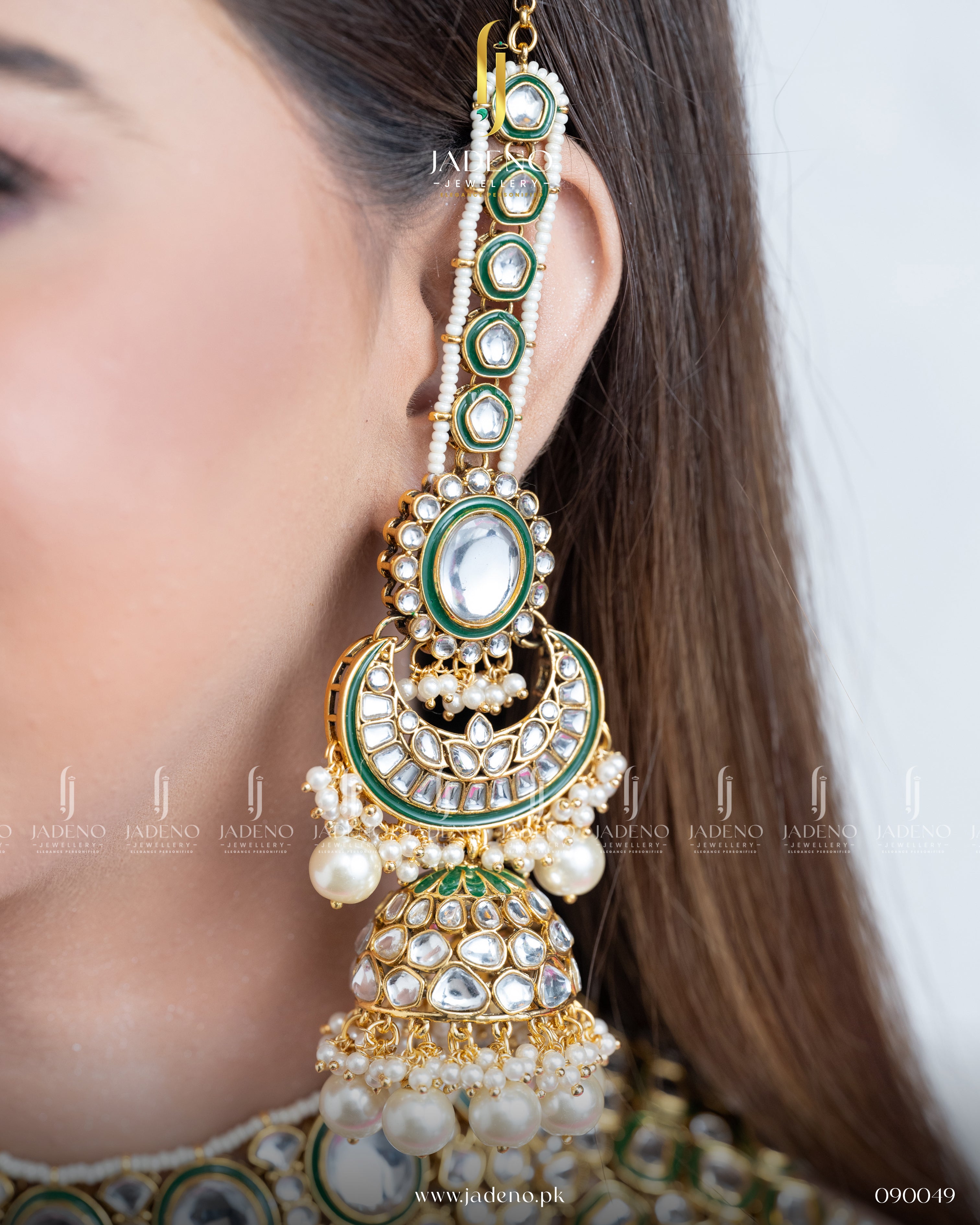 Pure Indian Royal Heavy Kundan Bridal Set