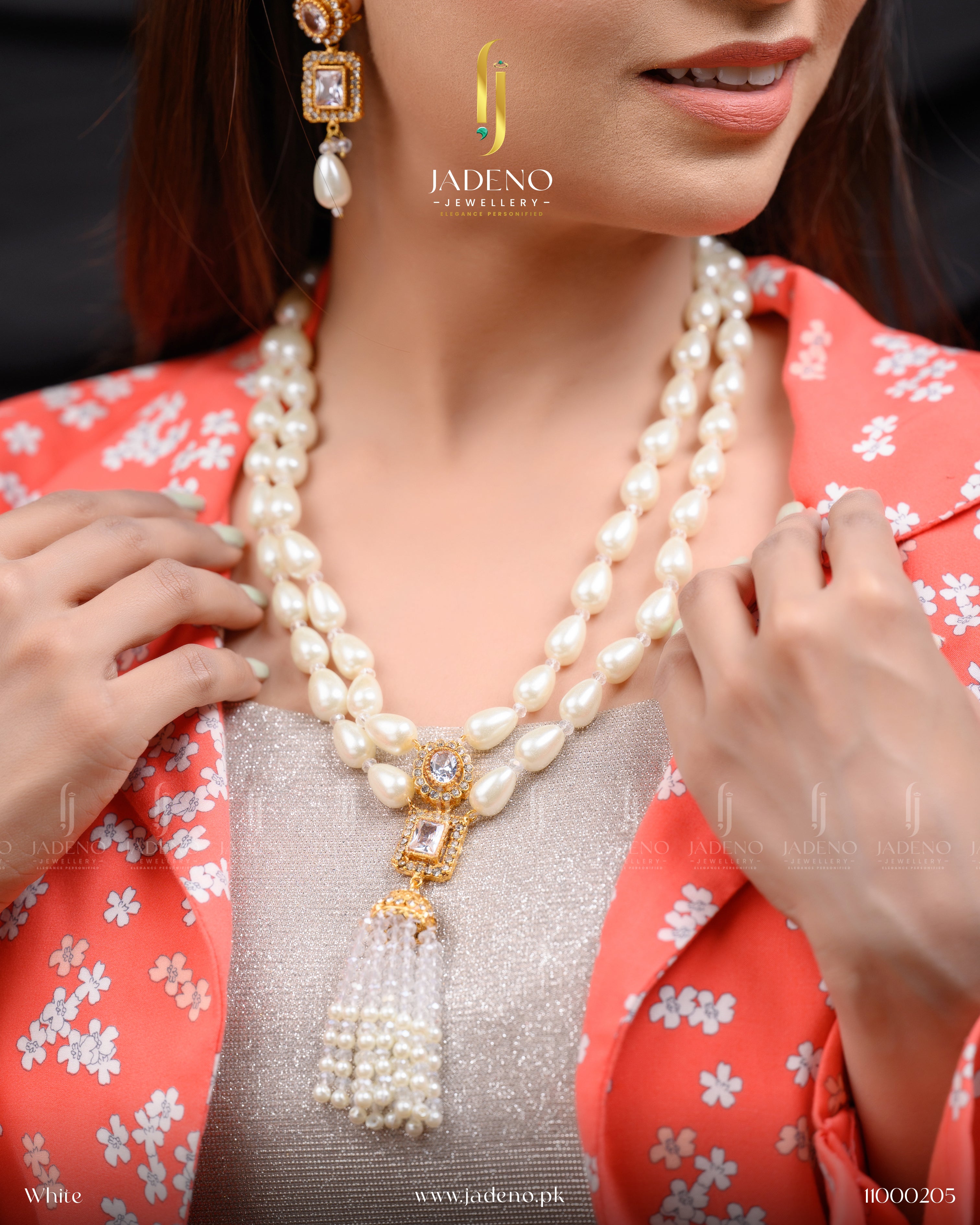 Designers Crafted Tussles Mala with Earrings