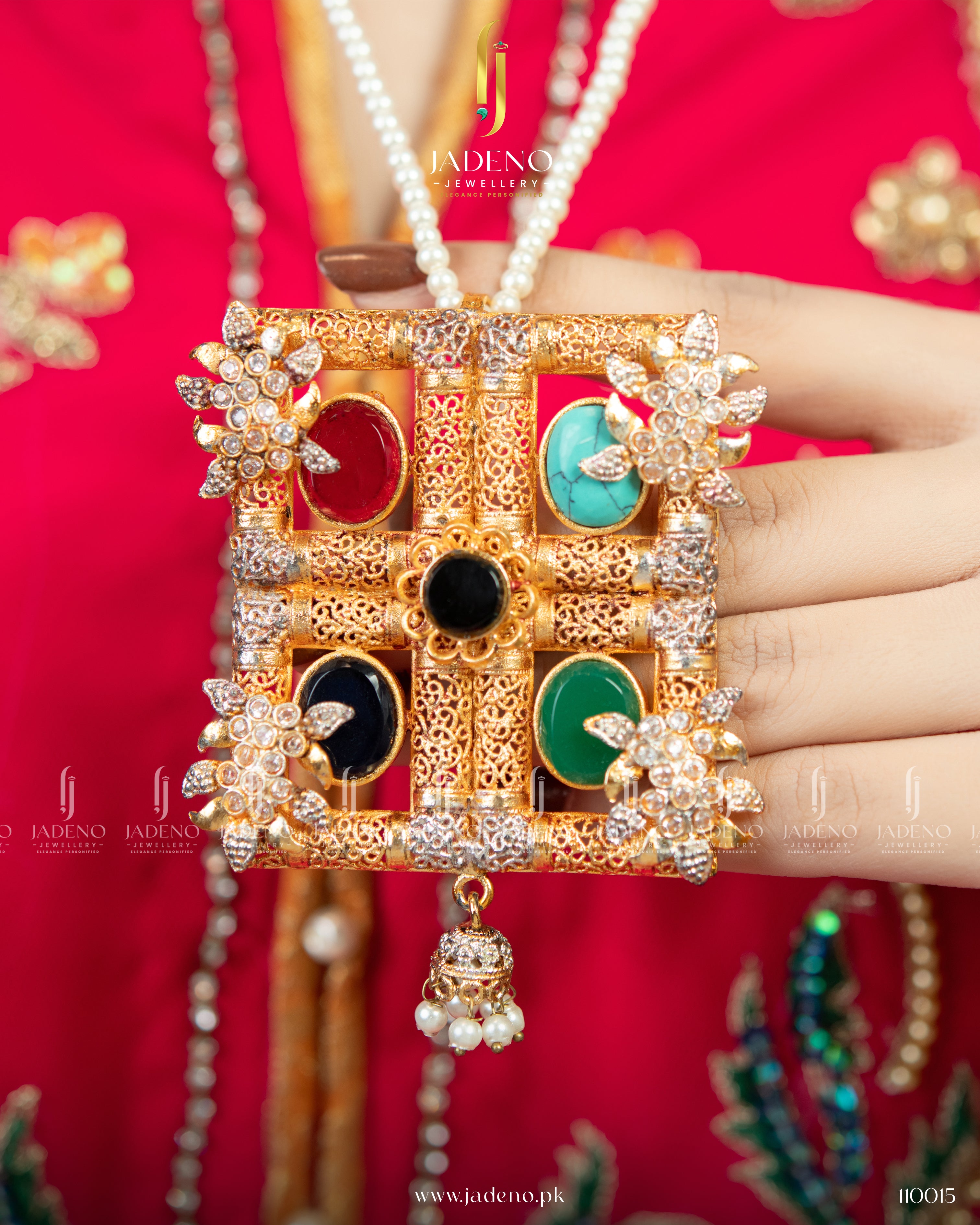 Asmitta Gorgeous Square shaped Big Maala Set