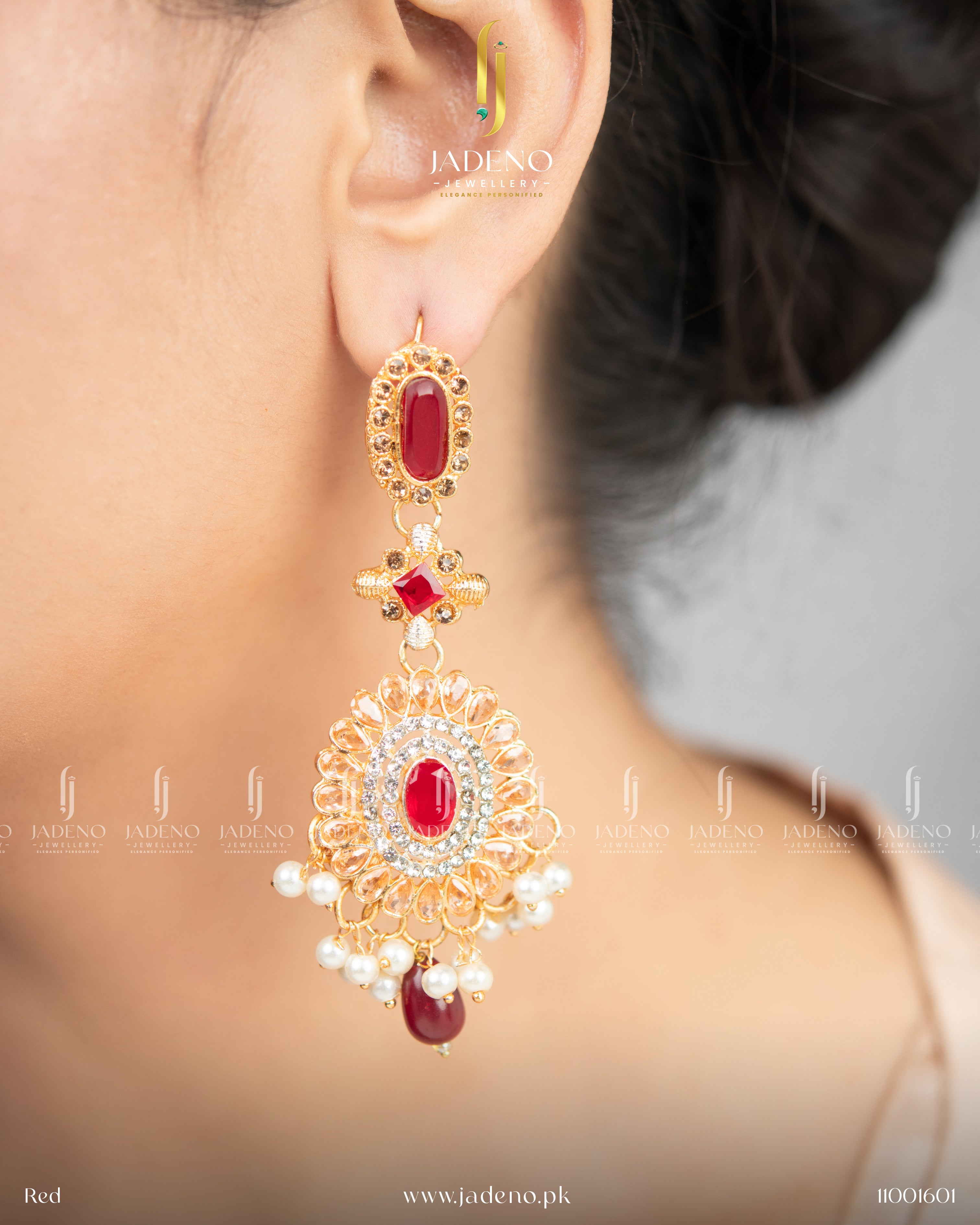 Indian Handmade Safina Long Maala with Earrings