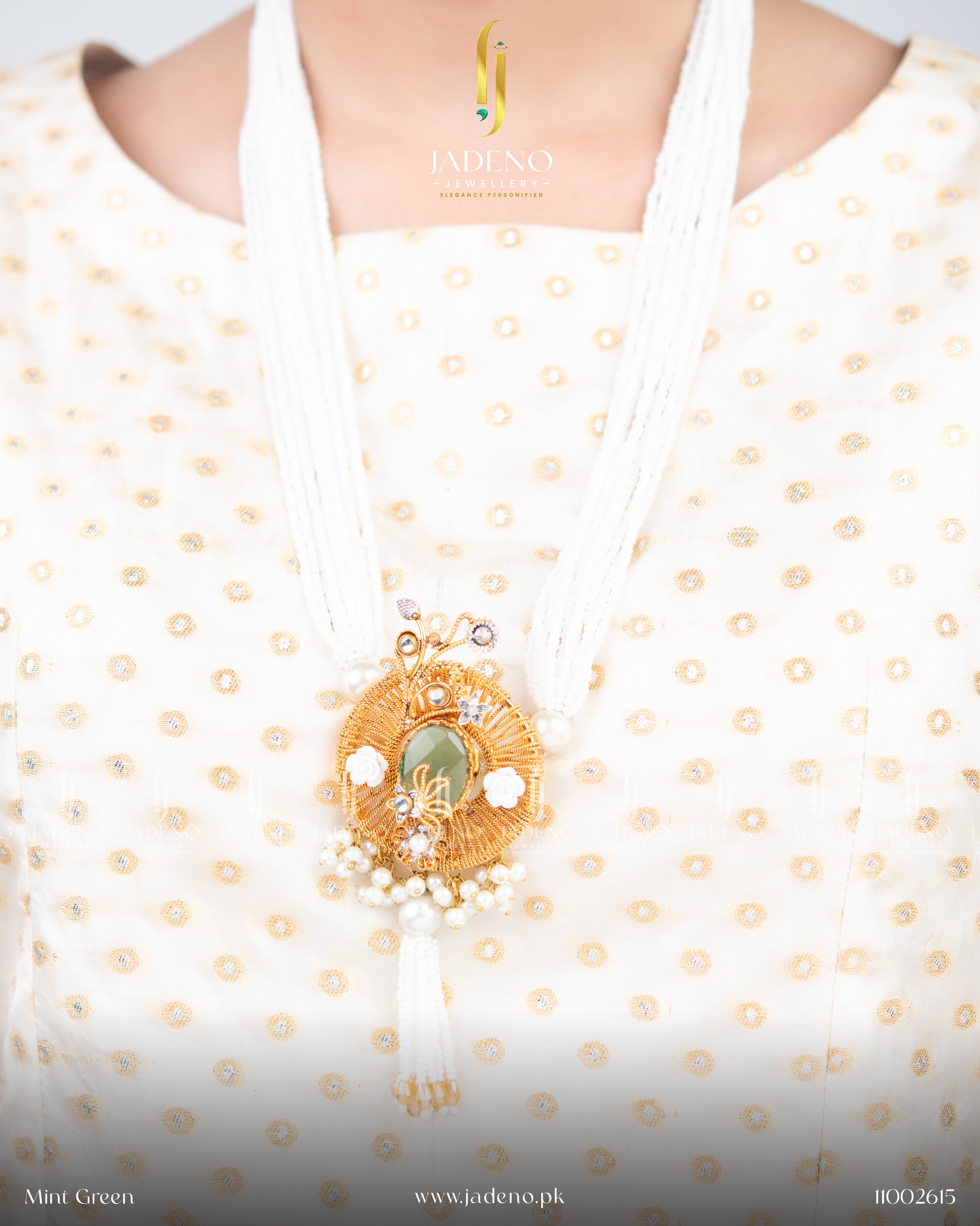 Designer's Vanya Pearl Necklace Set