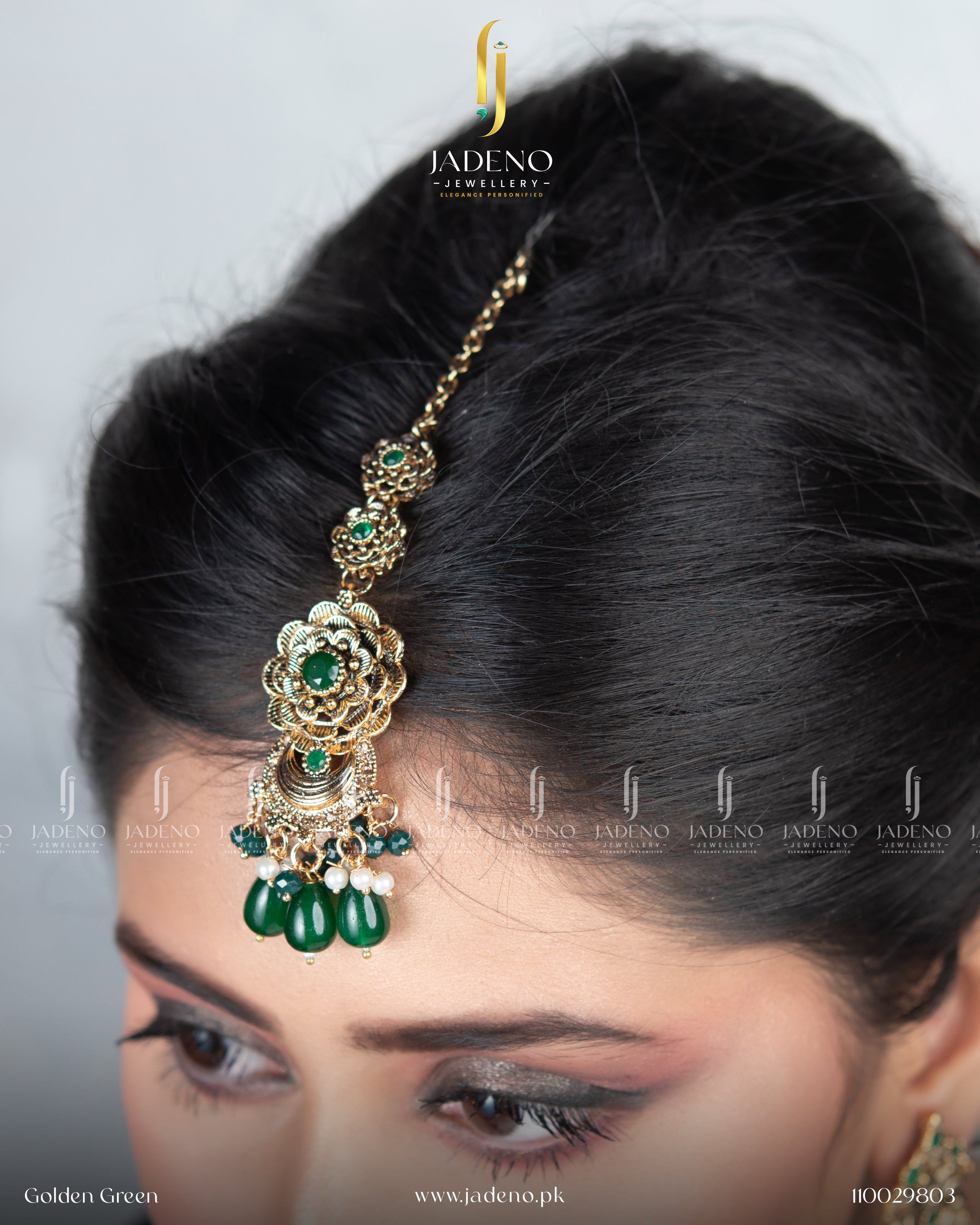 Designer's Made Radhika Long Maala Set with Tika