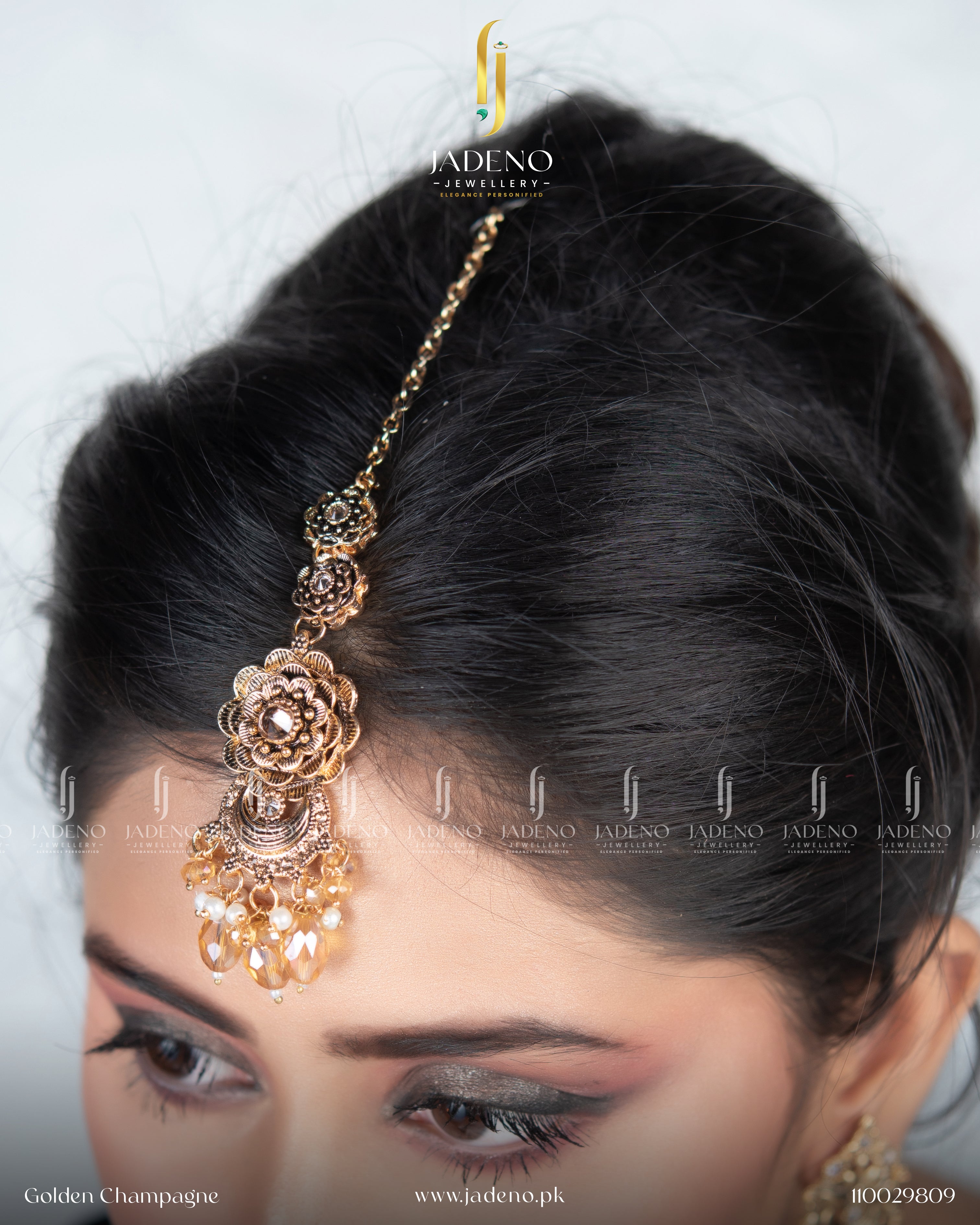 Designer's Made Radhika Long Maala Set with Tika