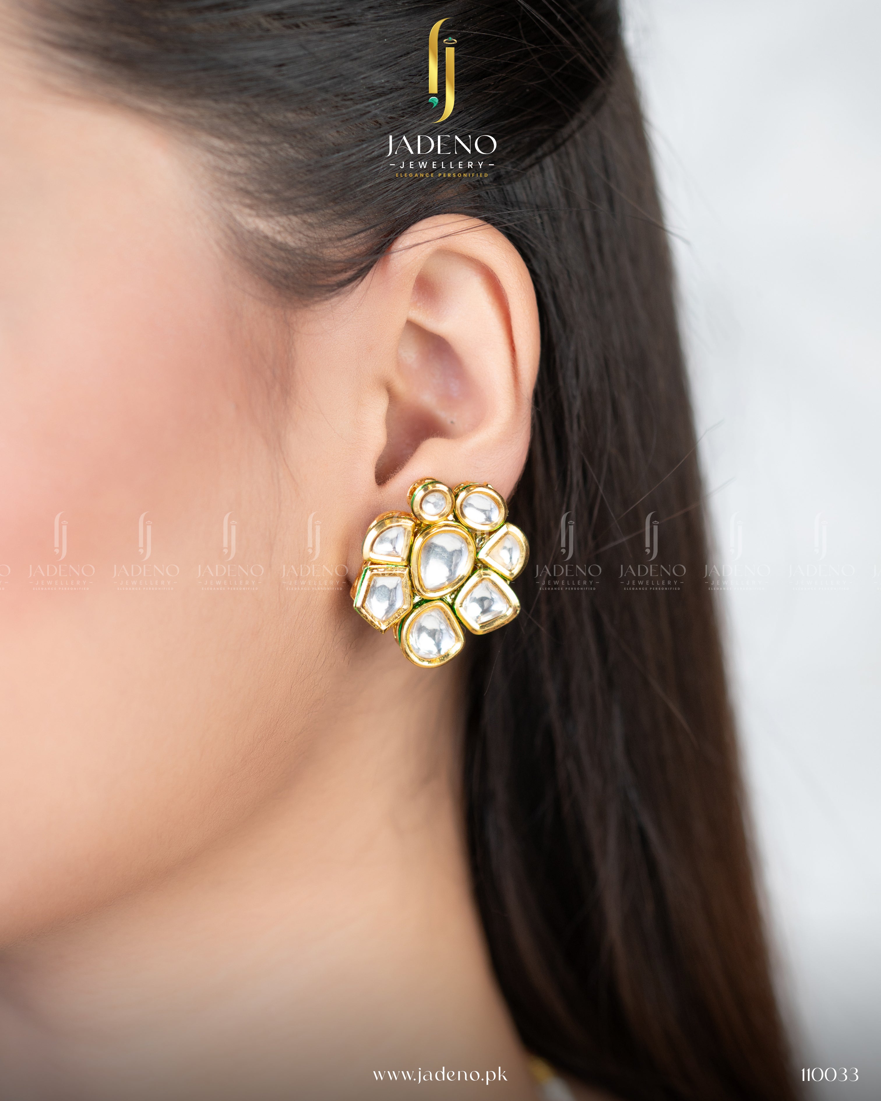 Pure Indian Lari Kundan Maala with Minakari