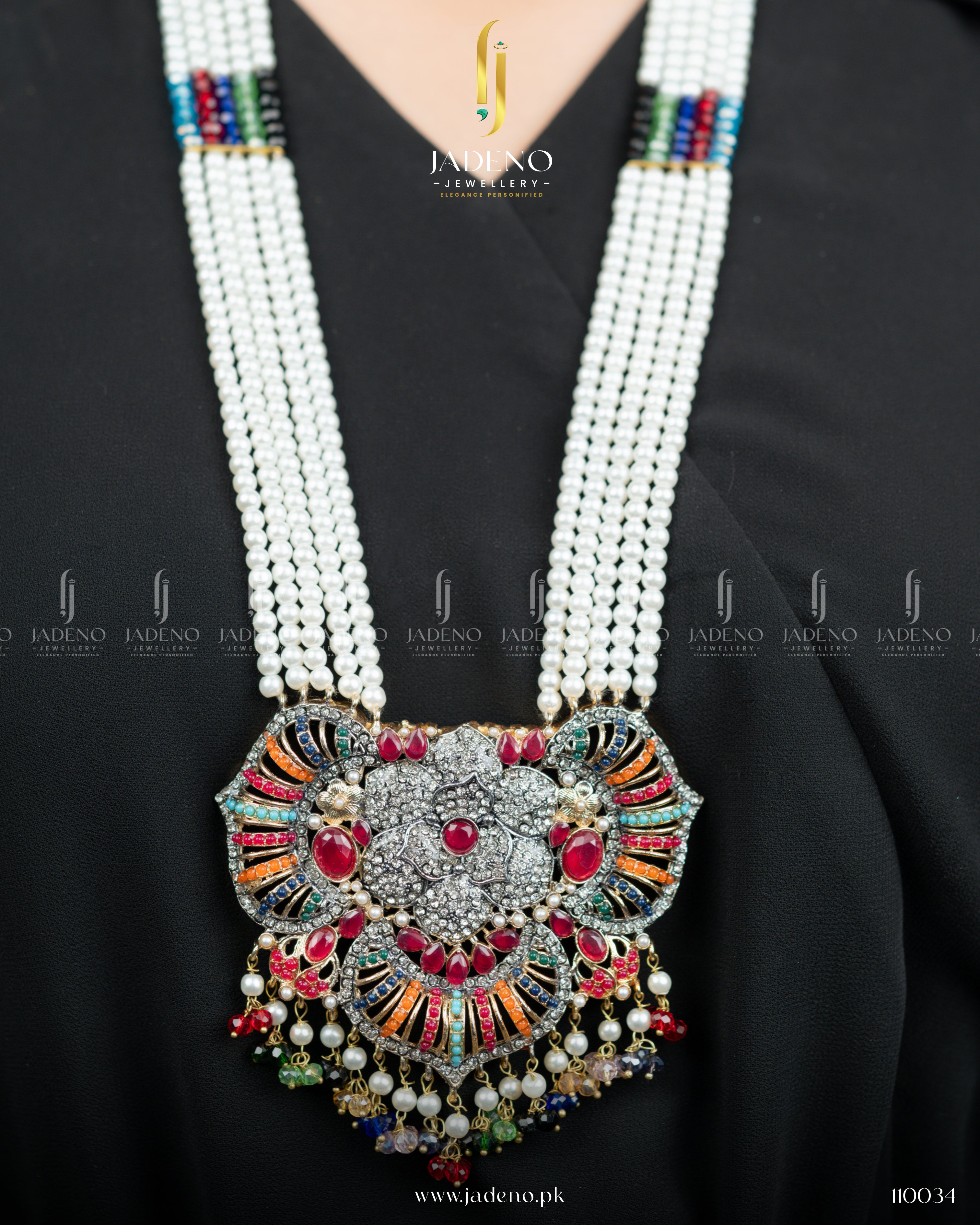 Royal Zarwa Maala Set with Tika
