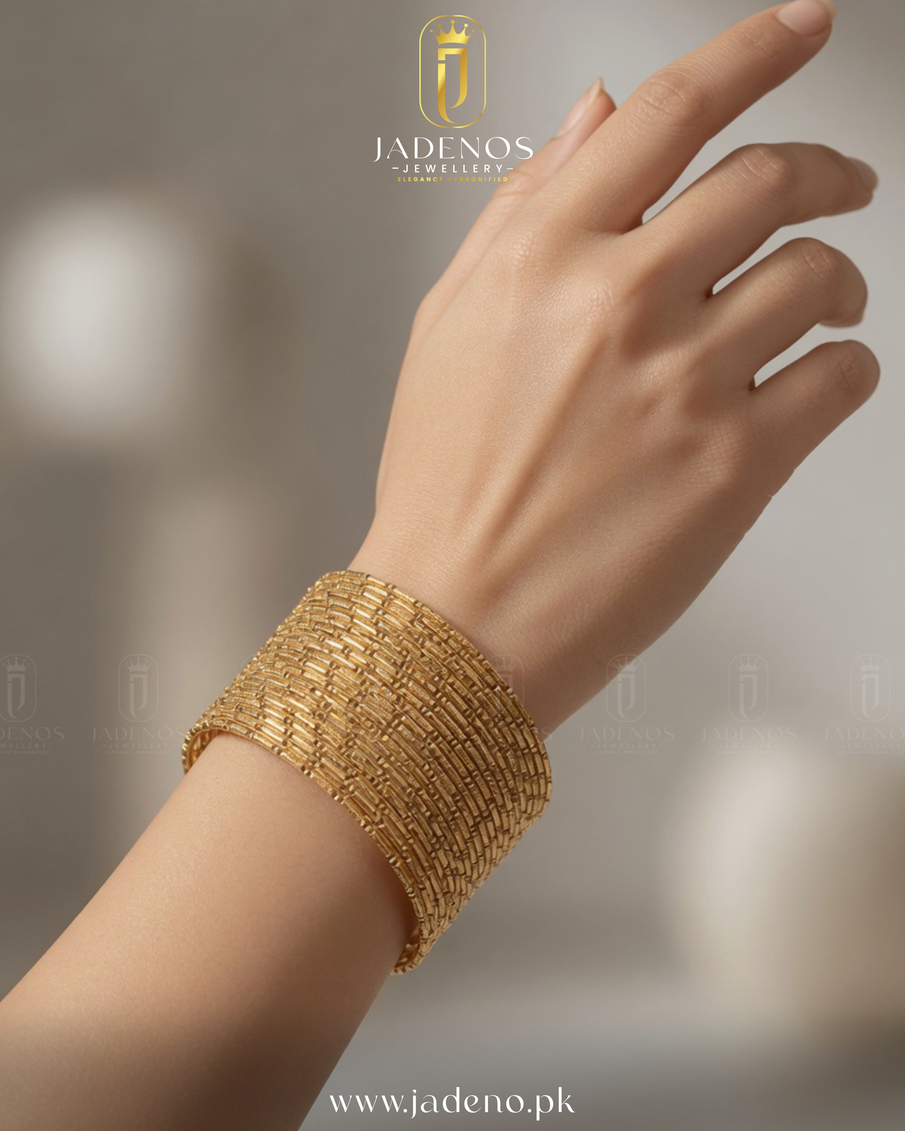 The Golden Aura Luxe Bangles- 21 Pieces