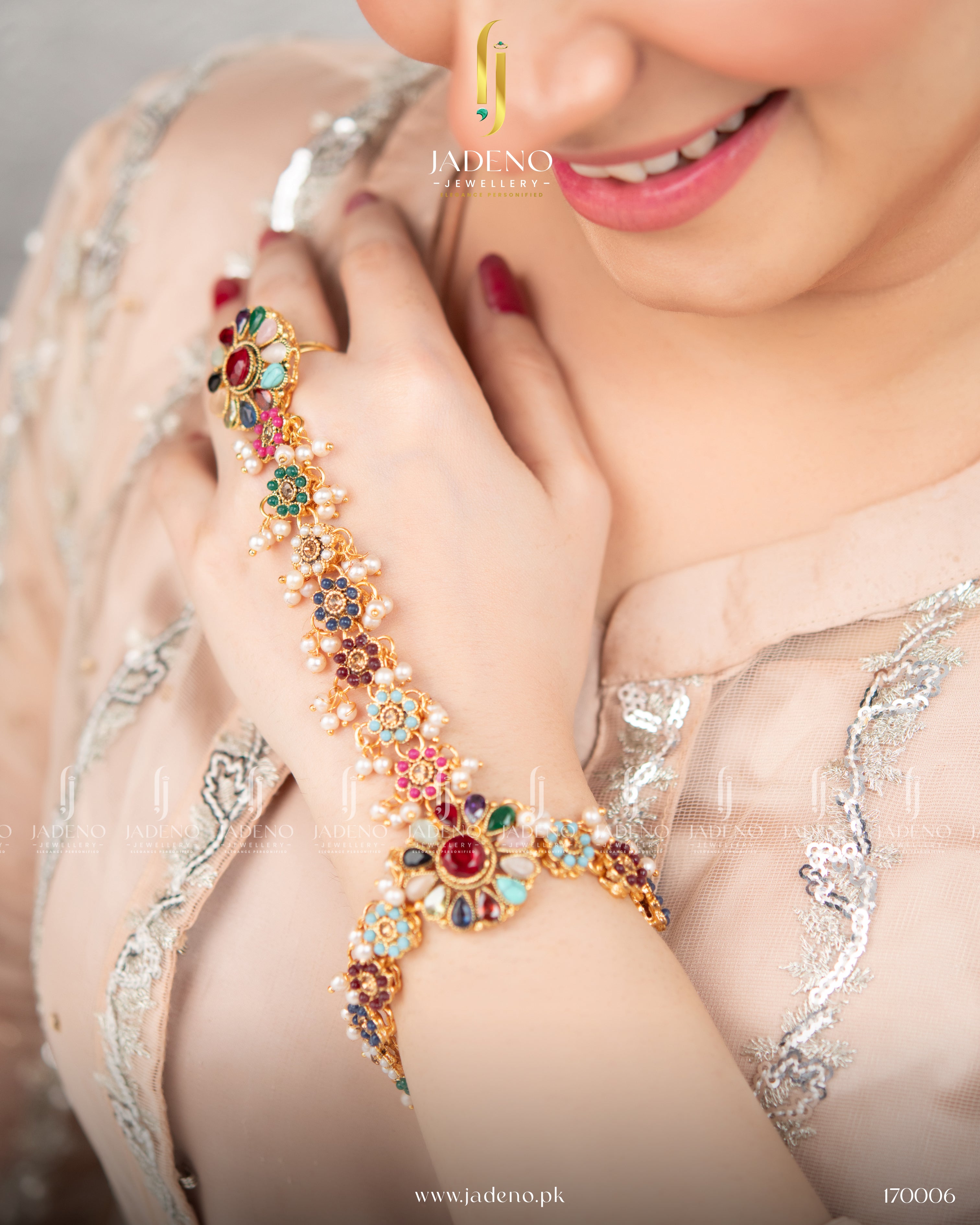 Handmade Elegant Multi Stones Anja