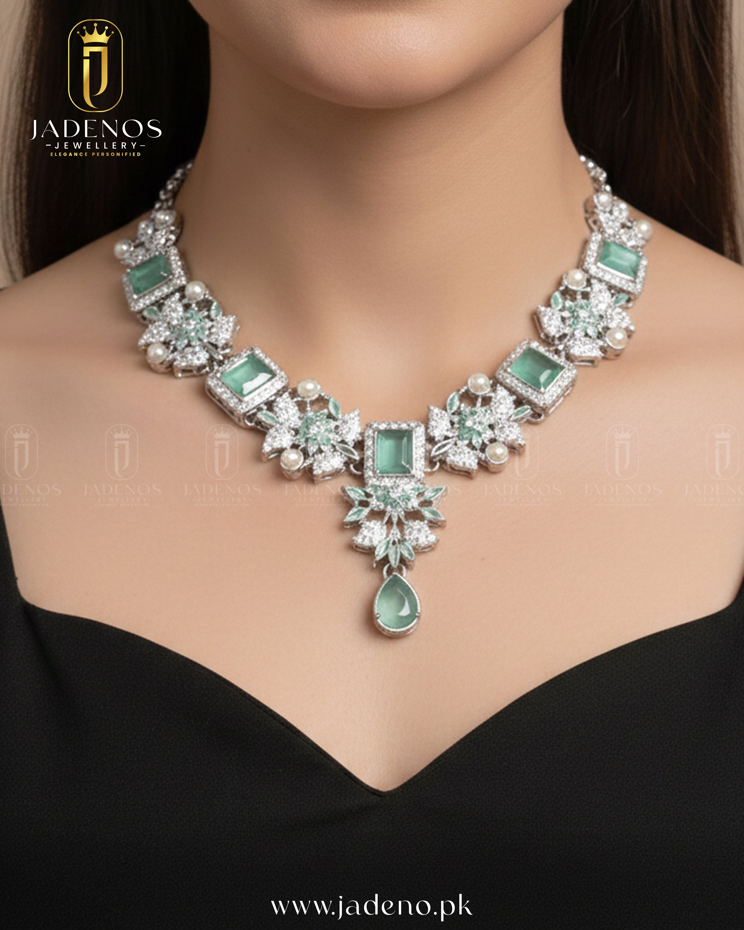 The Sultana Verde Set with Tika