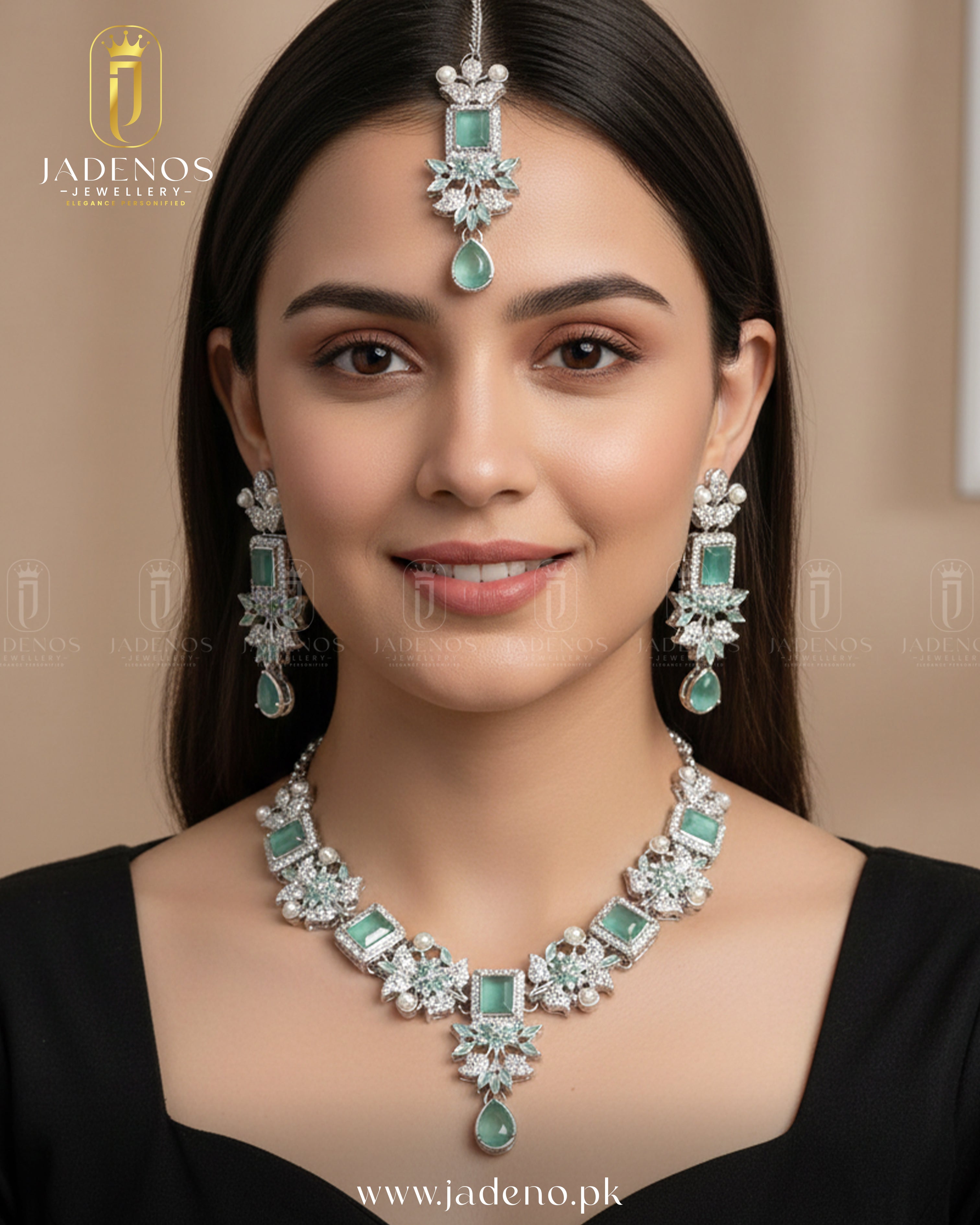 The Sultana Verde Set with Tika