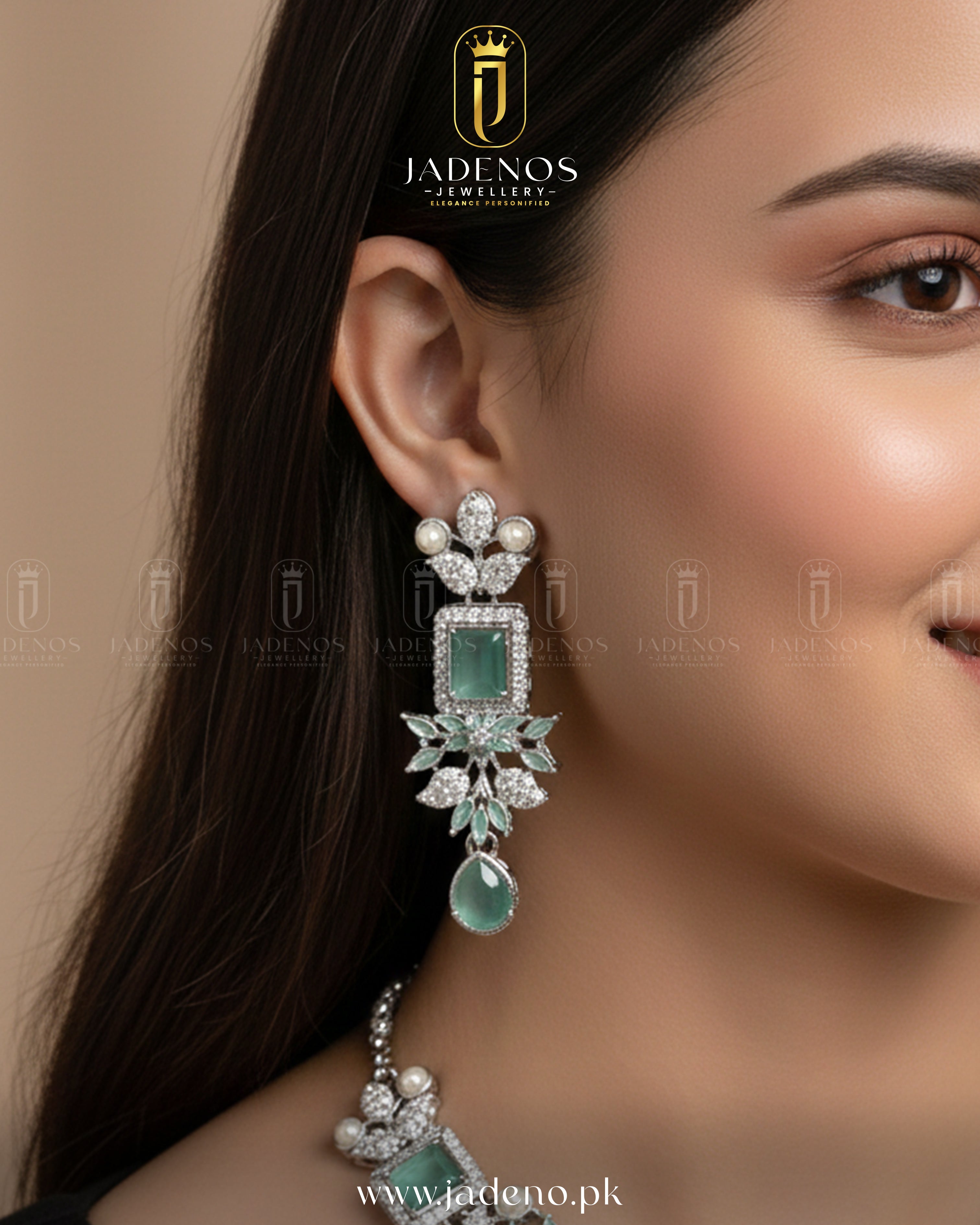 The Sultana Verde Set with Tika