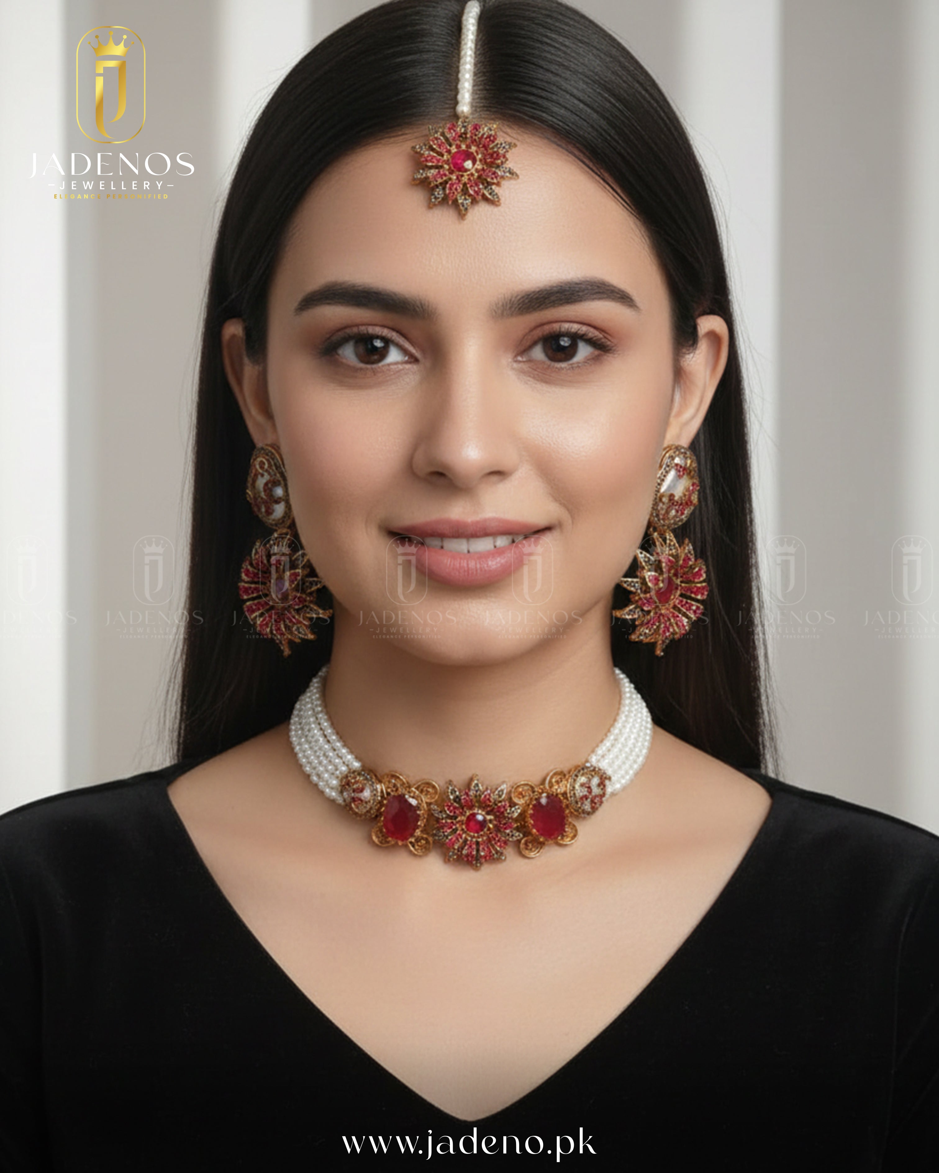 The Mehwar-e-Zar Choker Set