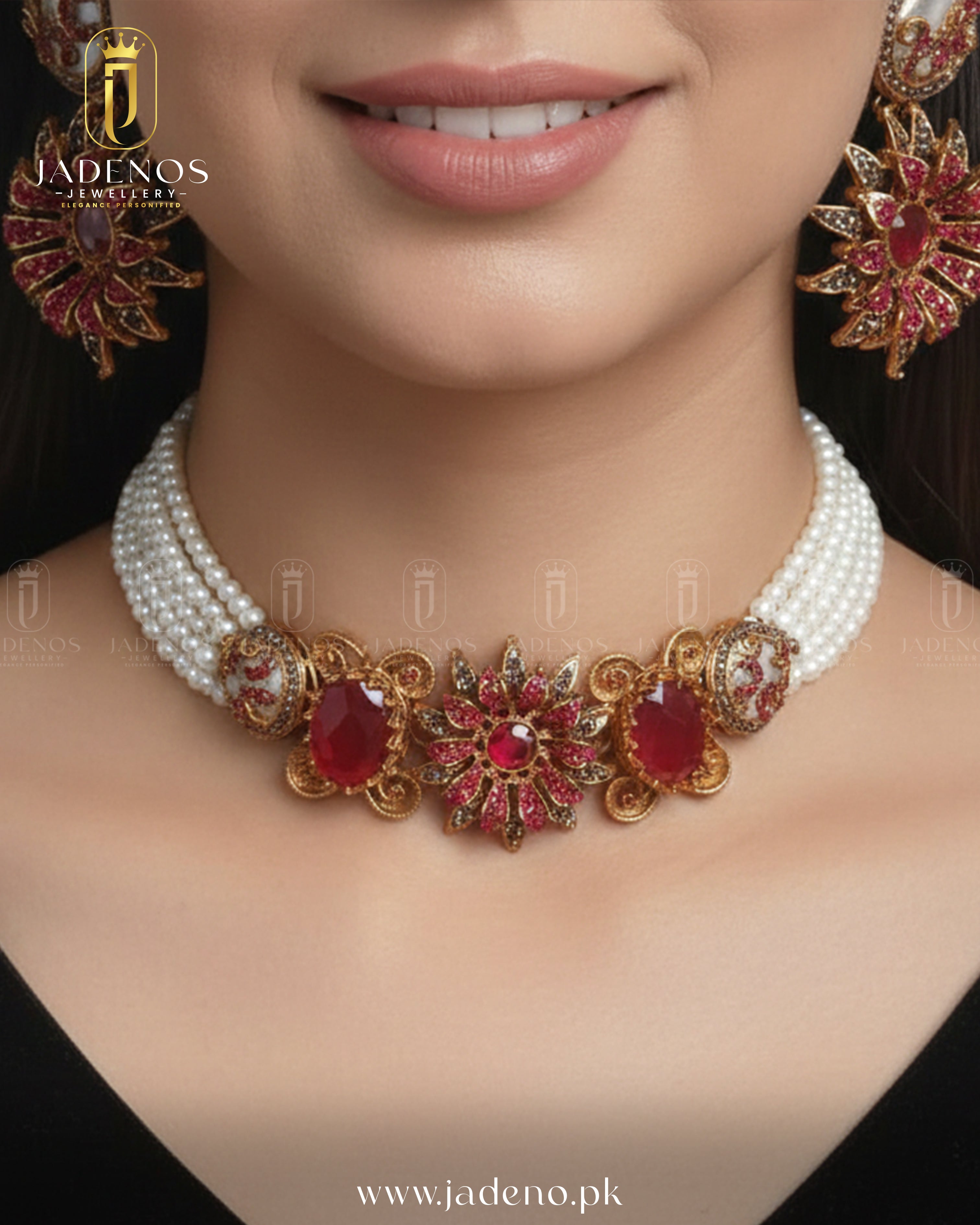 The Mehwar-e-Zar Choker Set