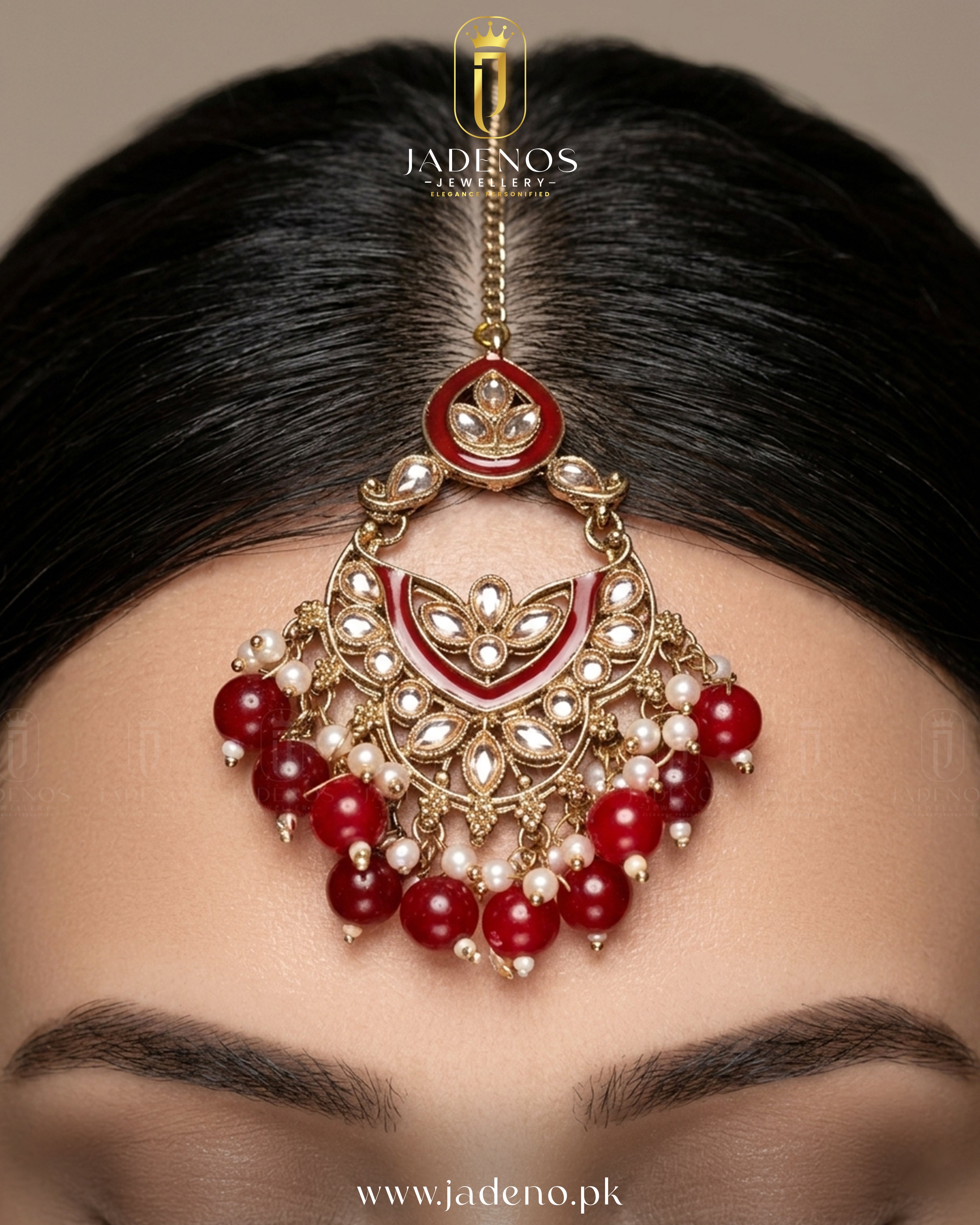 The Traditional Luxe Earrings with Tika