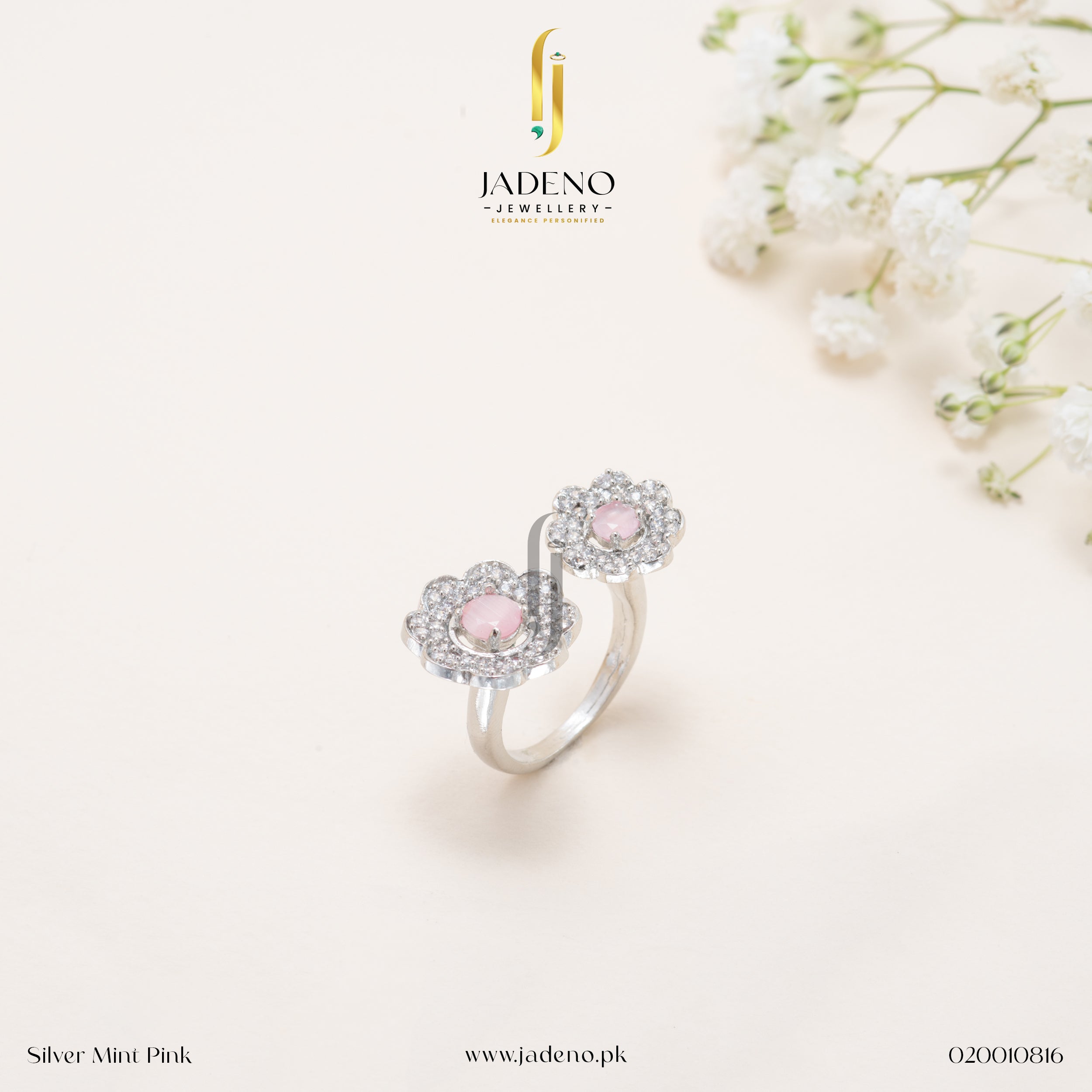 "Buy Online Glittering American Diamond Zircon Ring"