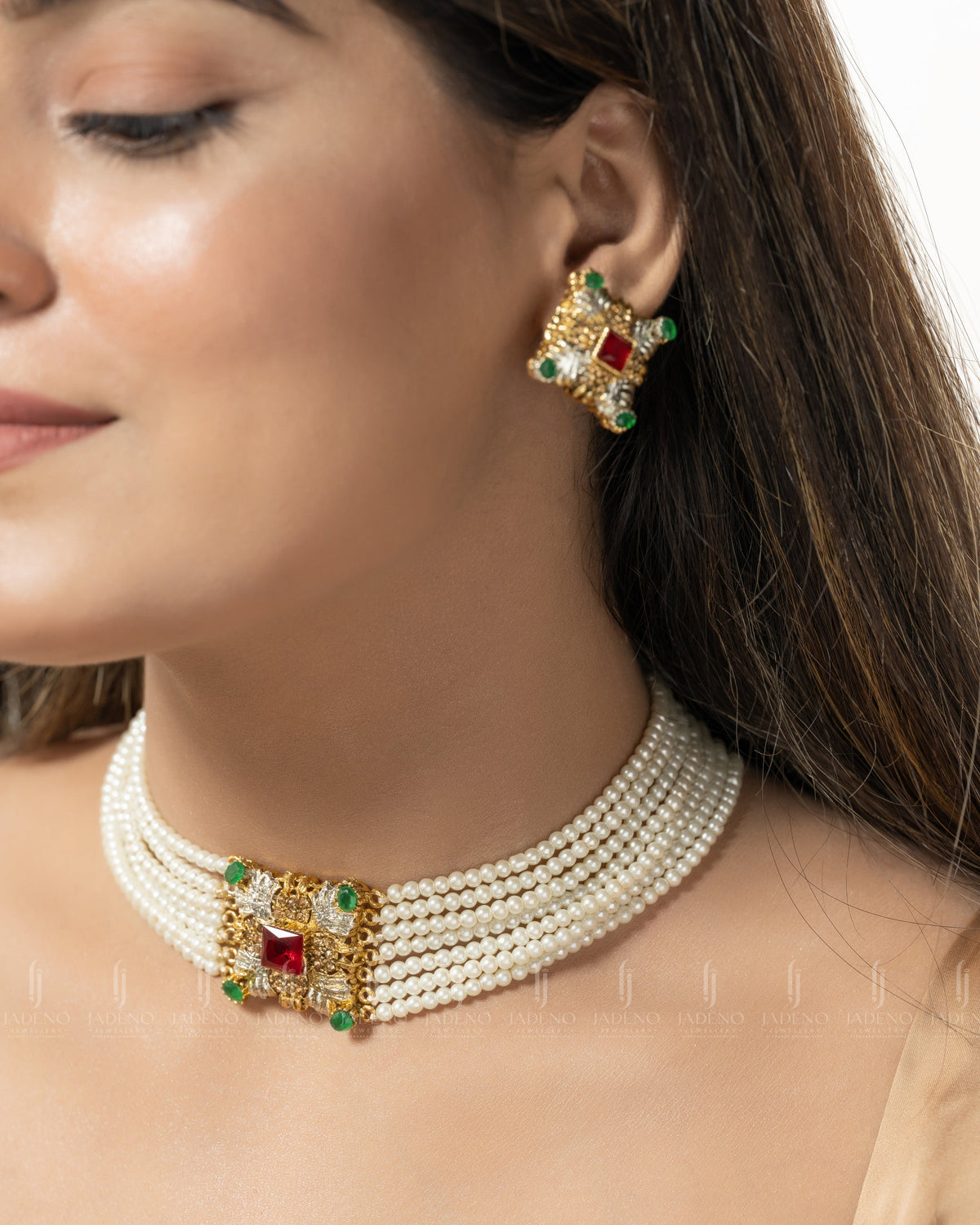 "Buy The Gem - Choker Set Online in Pakistan | Jadeno.pk"