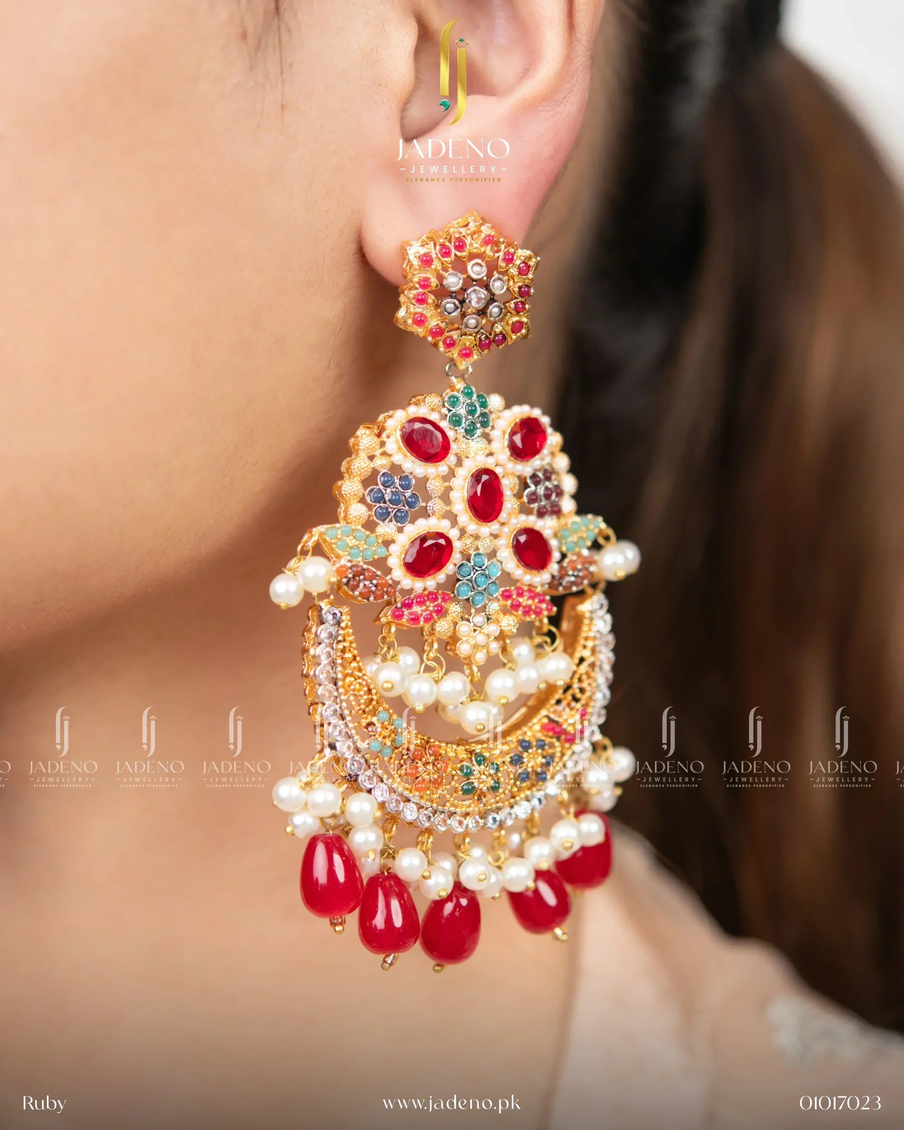 "Beautiful Manahee Earrings - Jadeno"