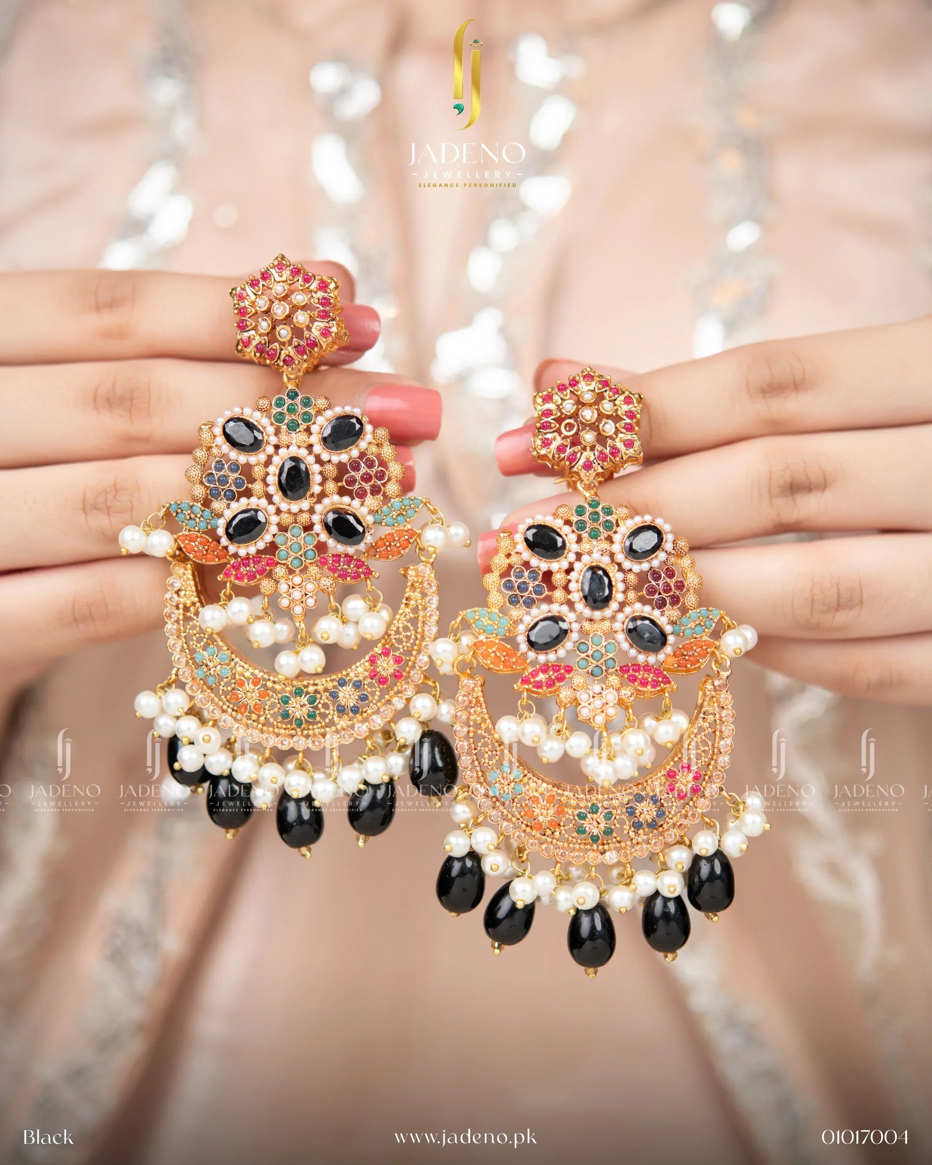 "Beautiful Manahee Earrings - Jadeno"