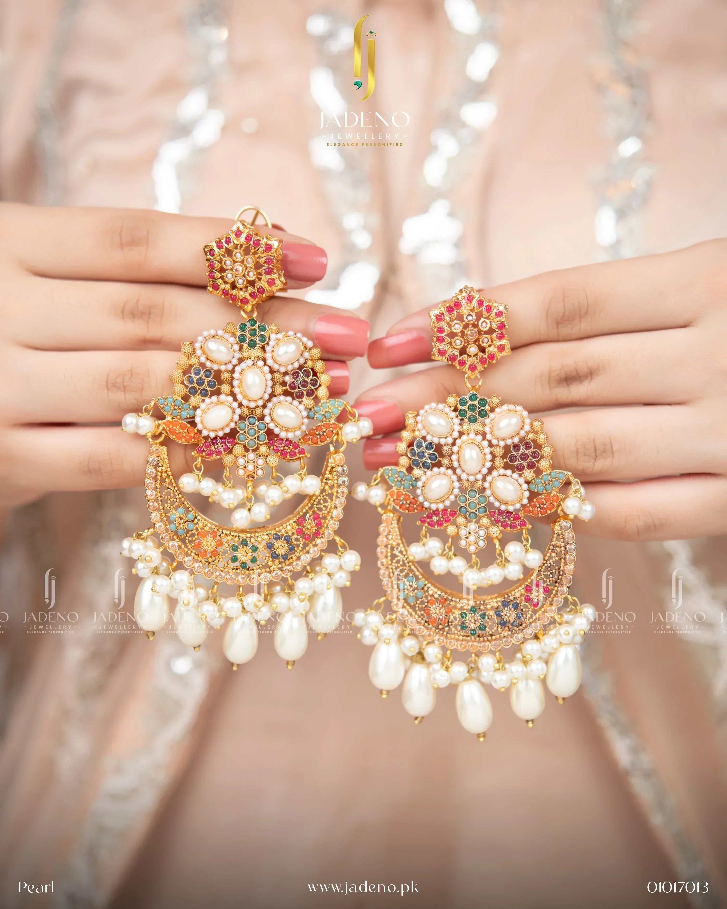 "Beautiful Manahee Earrings - Jadeno"